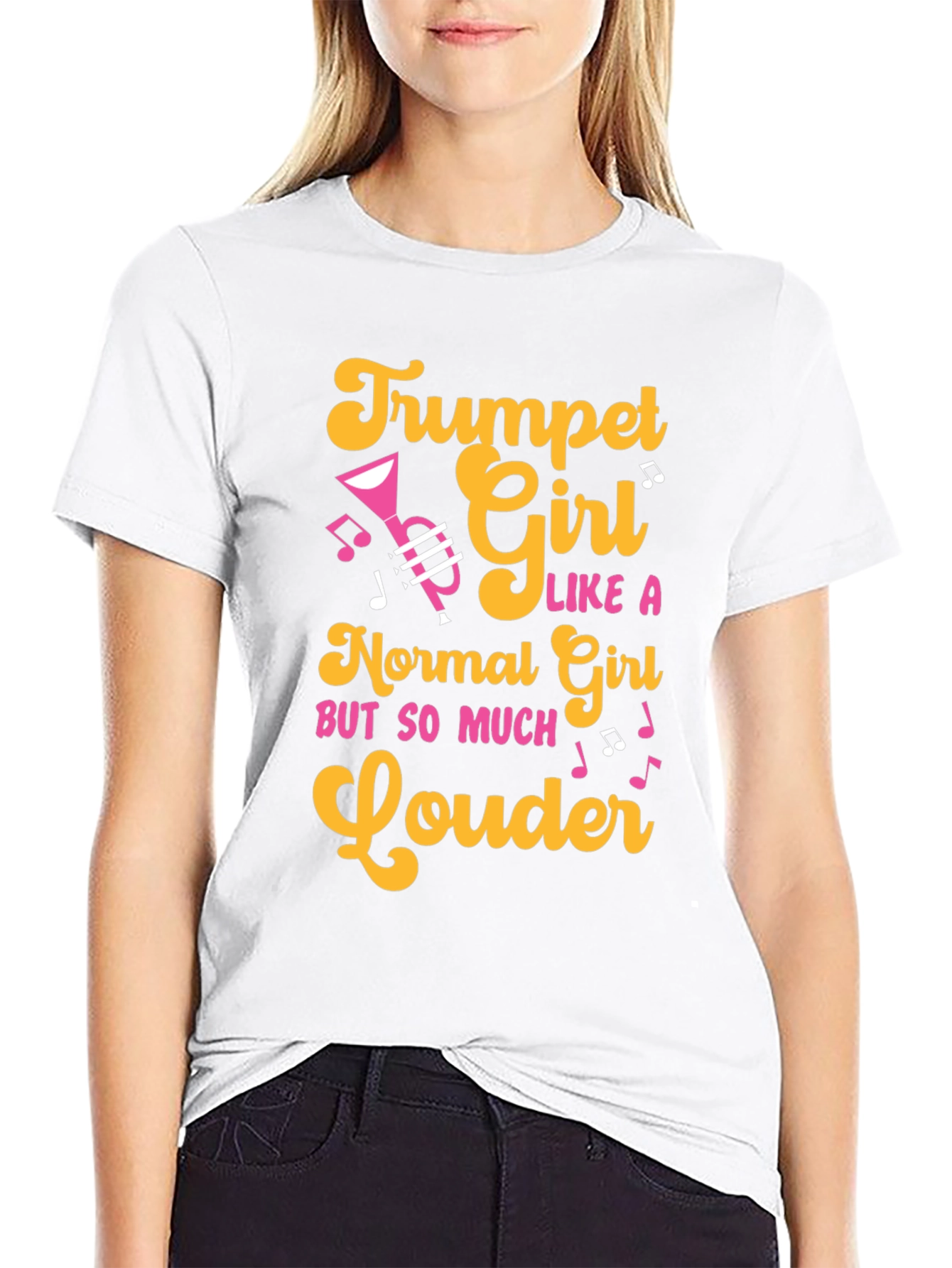 Trumpet Girl T-Shirt - Musician Apparel
