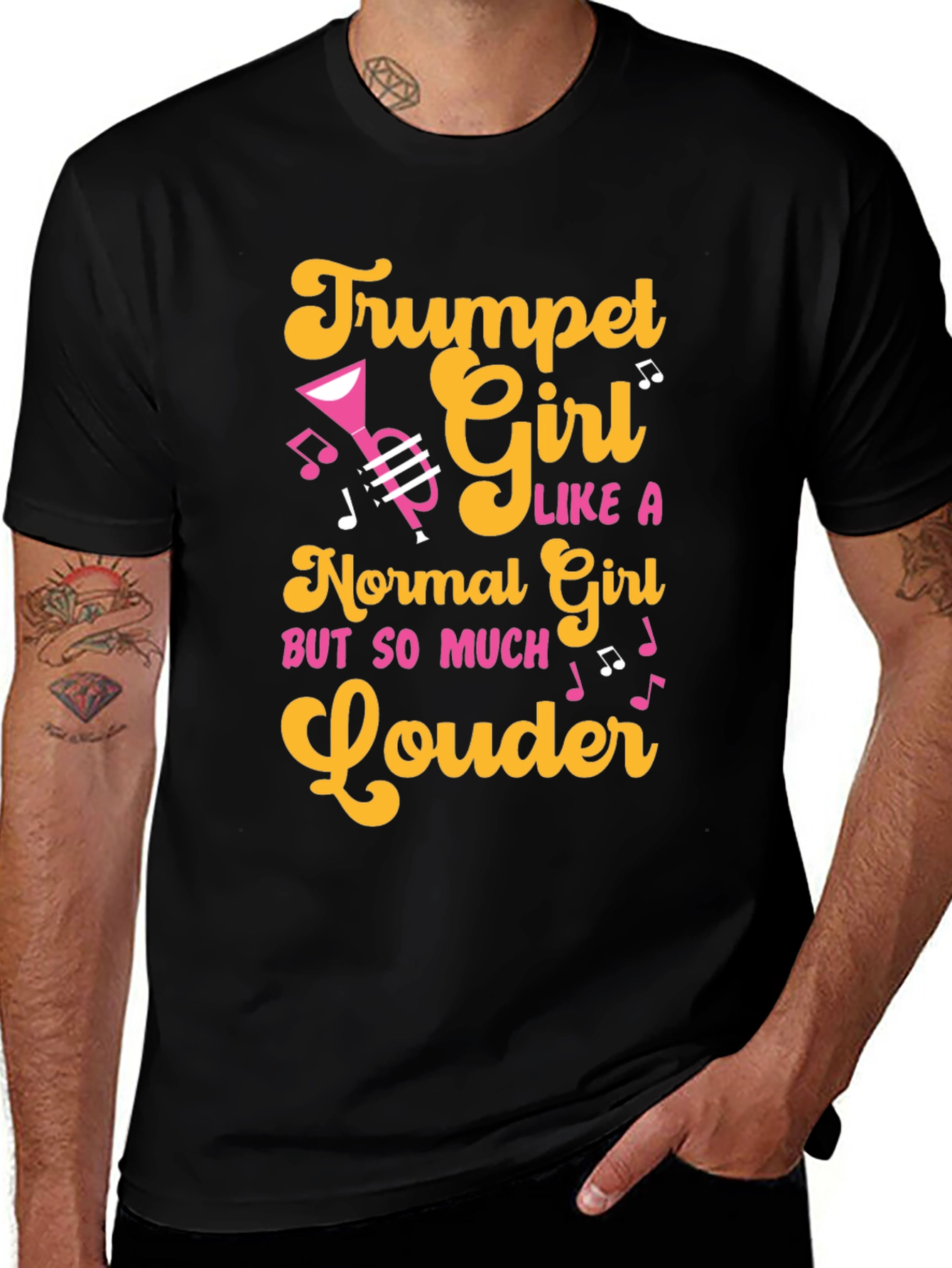 Trumpet Girl T-Shirt - Musician Apparel