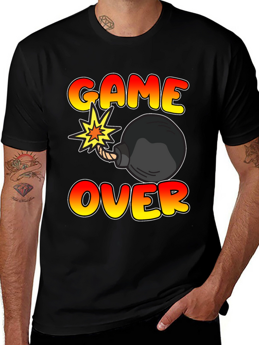 Game Over Bomb Graphic Tee
