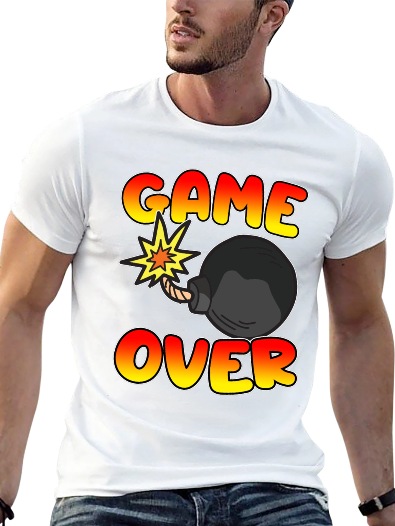 Game Over Bomb Graphic Tee