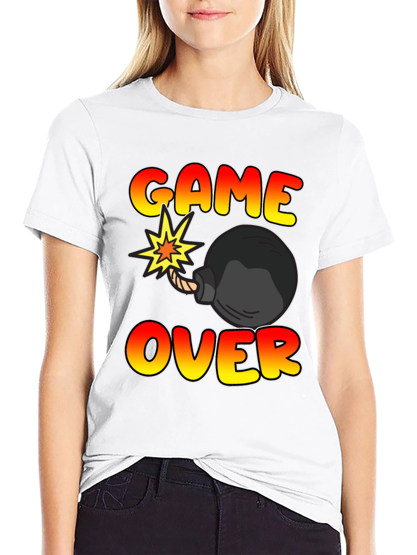 Game Over Bomb Graphic Tee