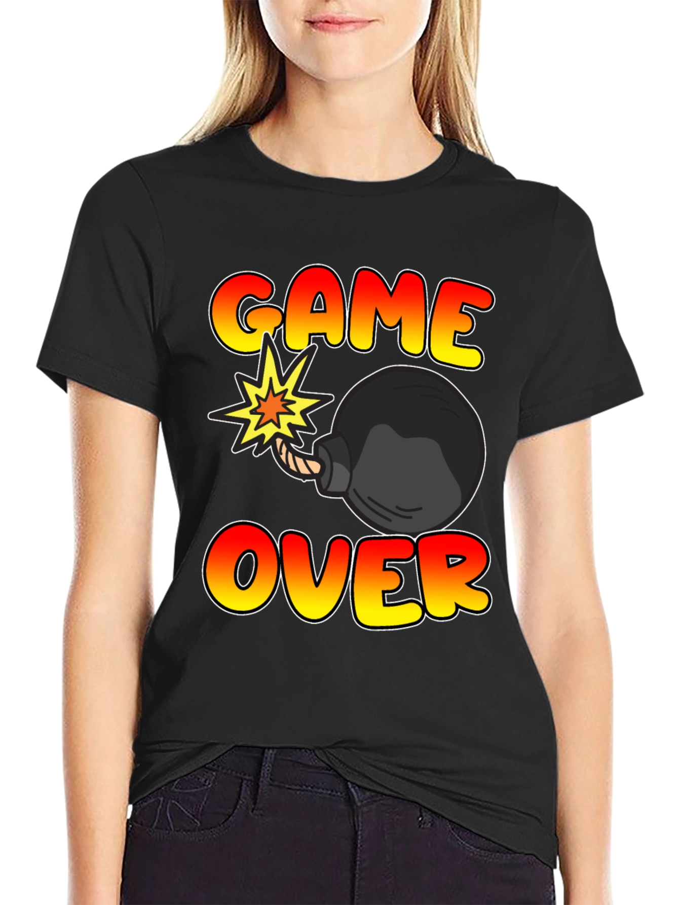 Game Over Bomb Graphic Tee