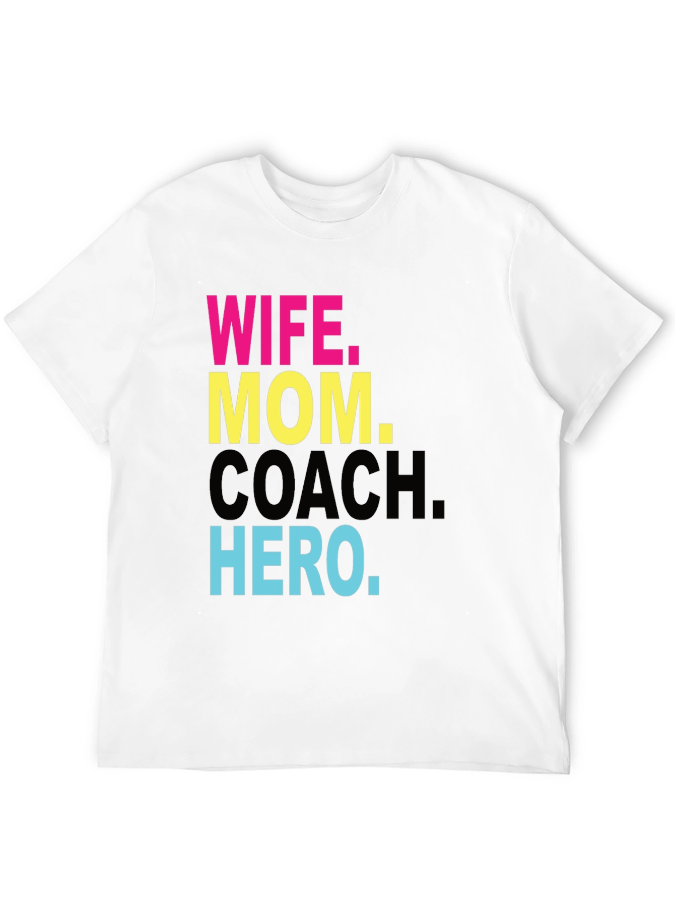 Wife Mom Coach Hero T-Shirt - Superwoman Tee