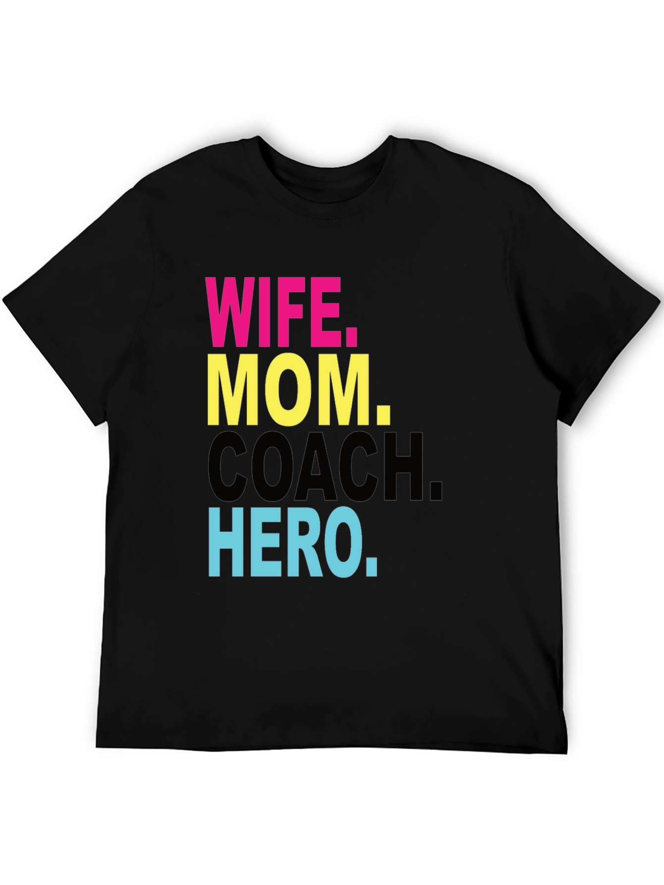 Wife Mom Coach Hero T-Shirt - Superwoman Tee