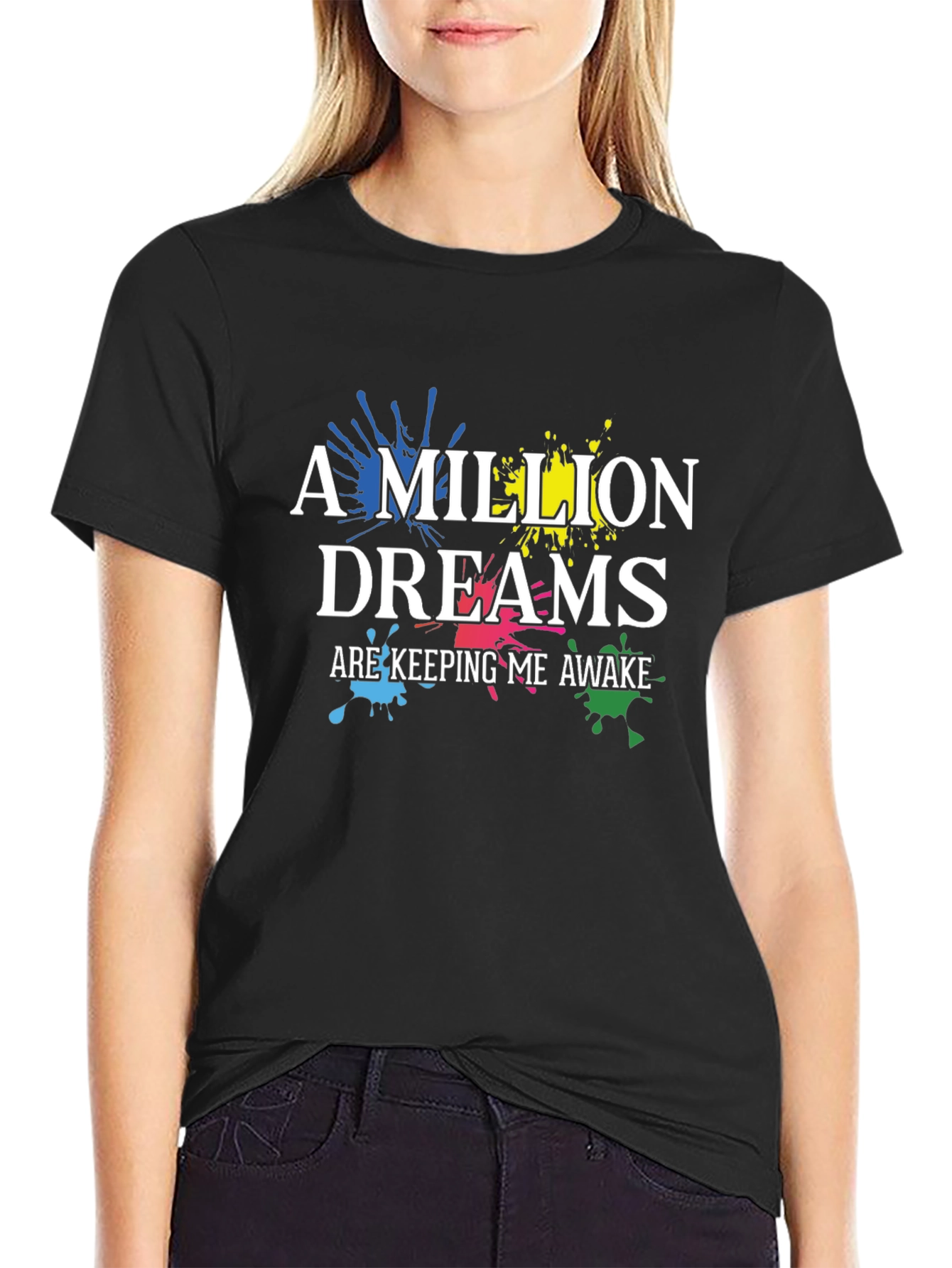 A Million Dreams Graphic T-Shirt - Black