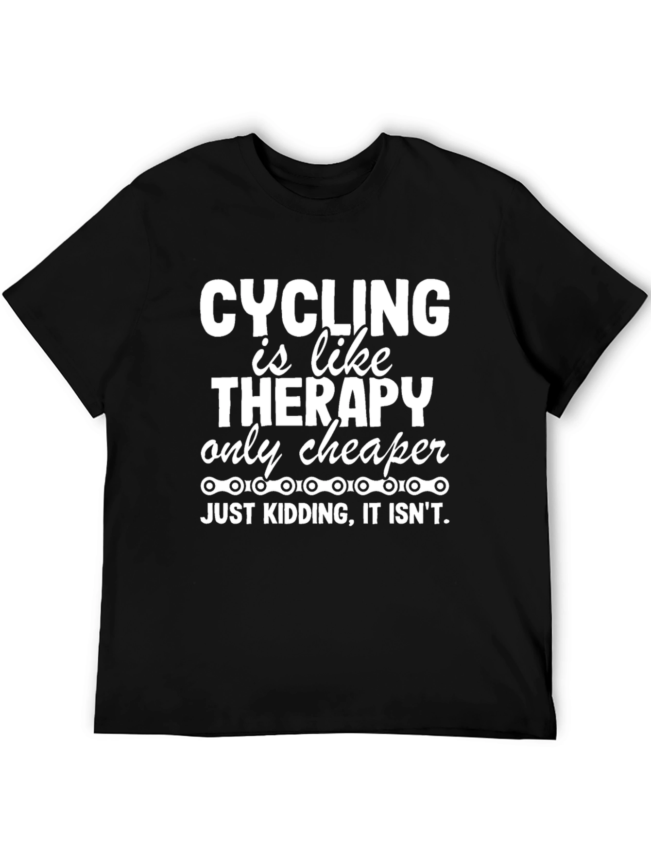 Cycling Therapy T-Shirt - Funny Biker Tee
