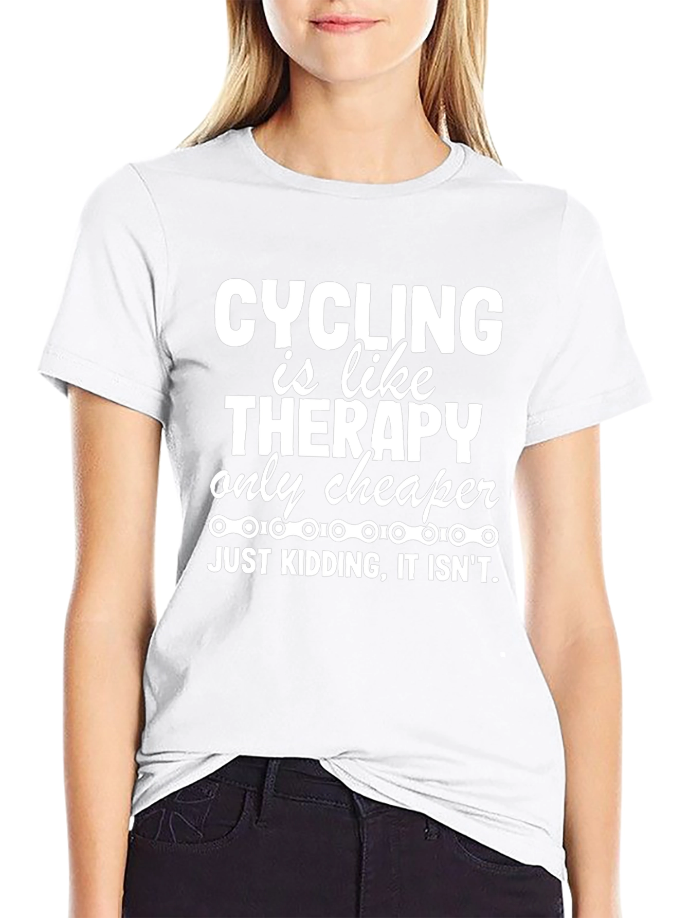 Cycling Therapy T-Shirt - Funny Biker Tee