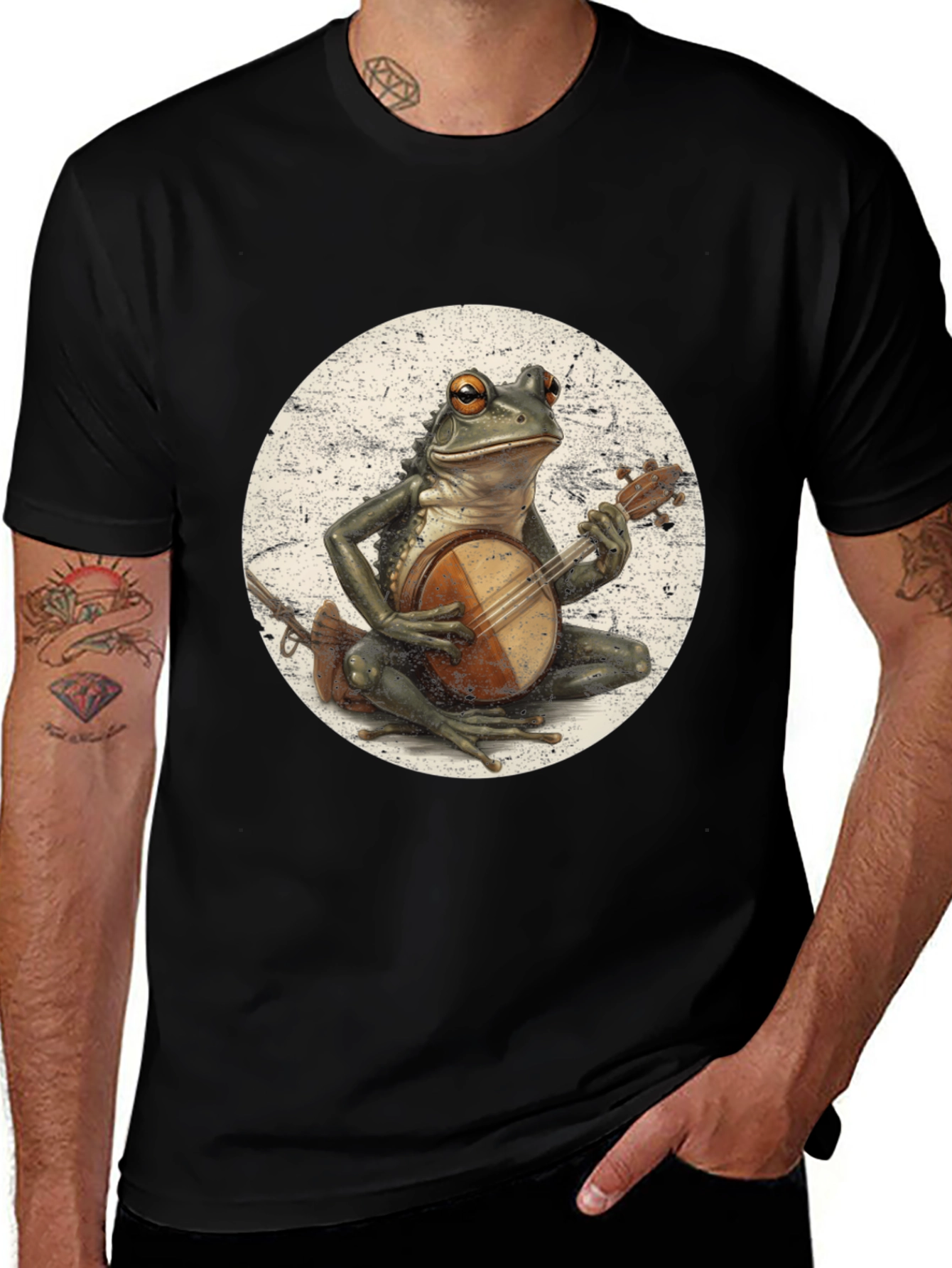 Frog Playing Banjo T-Shirt