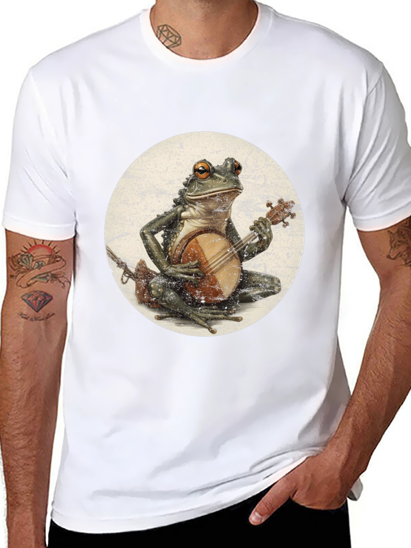 Frog Playing Banjo T-Shirt
