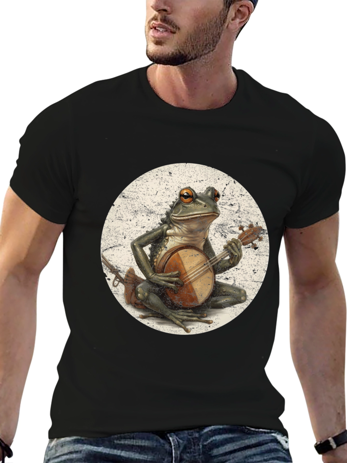 Frog Playing Banjo T-Shirt