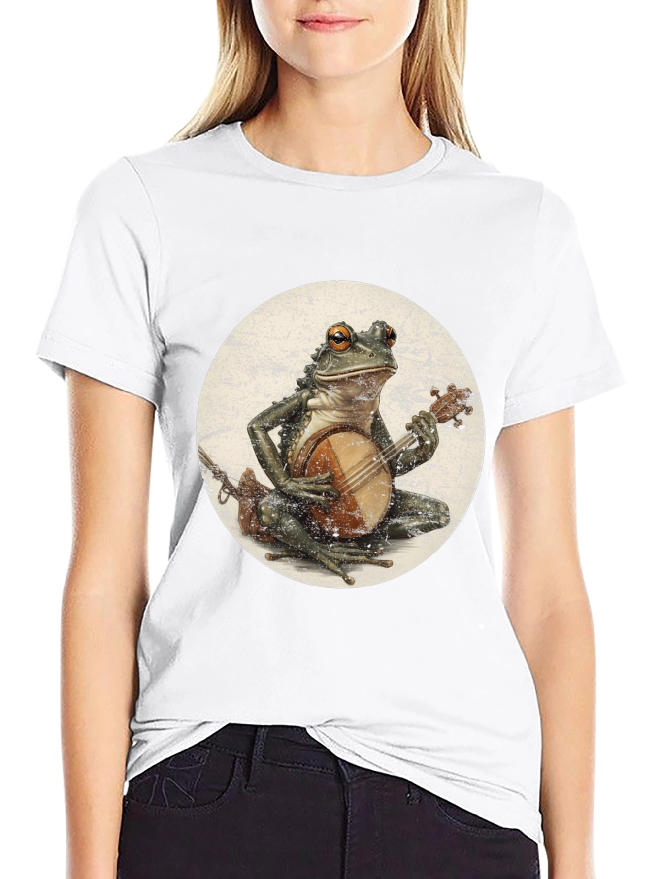 Frog Playing Banjo T-Shirt