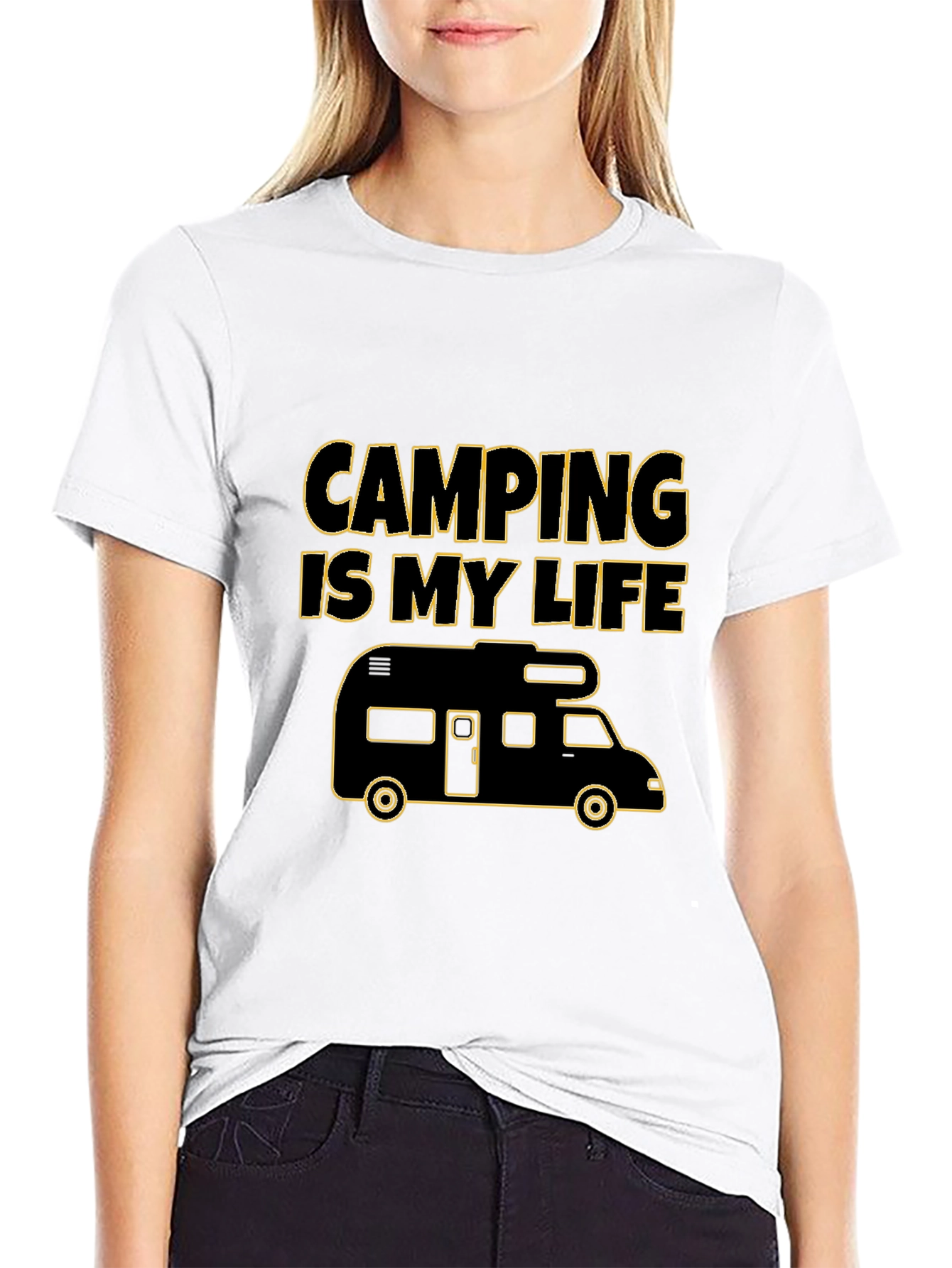 Camping is My Life T-Shirt RV Graphic Tee