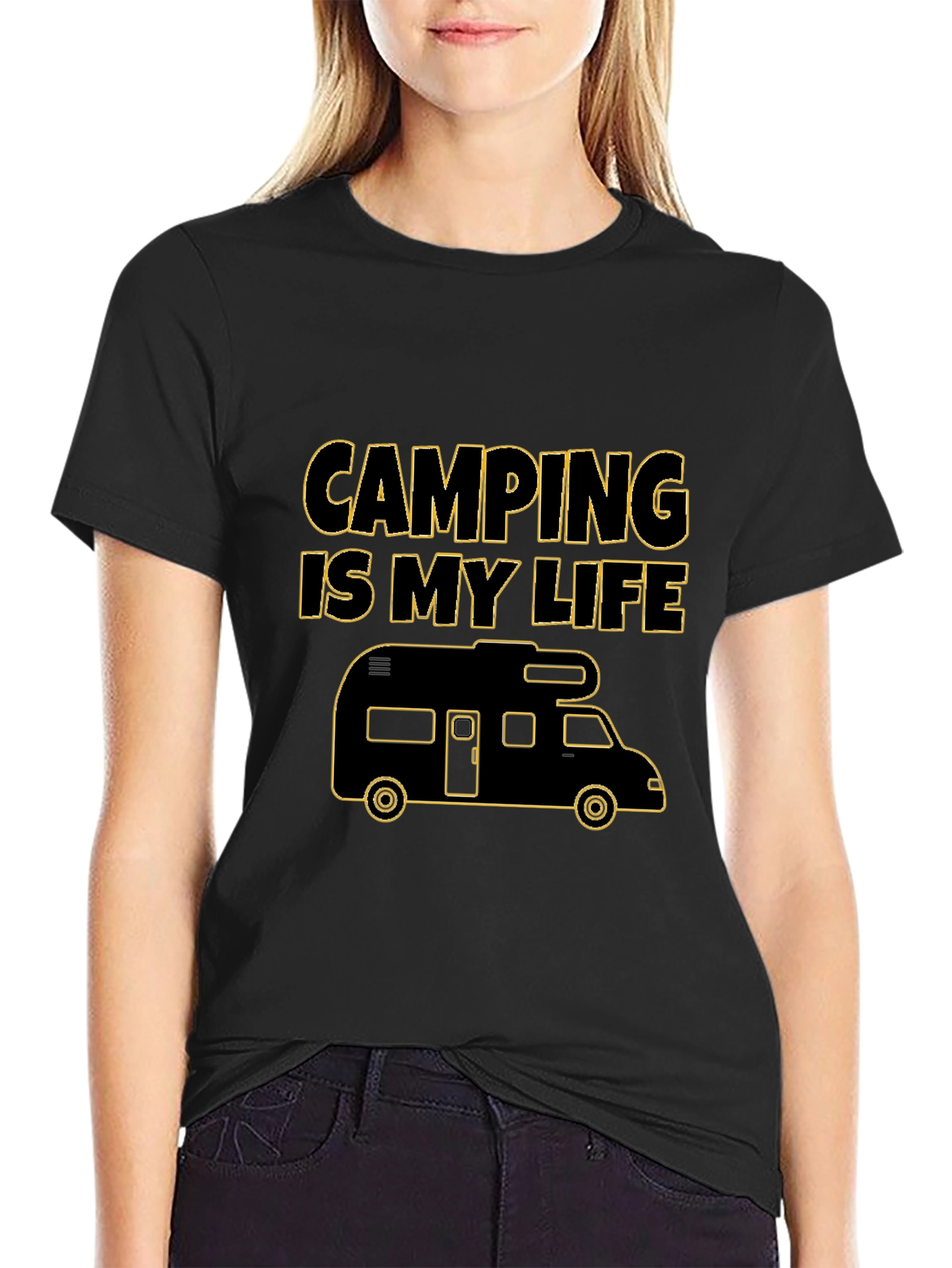 Camping is My Life T-Shirt RV Graphic Tee