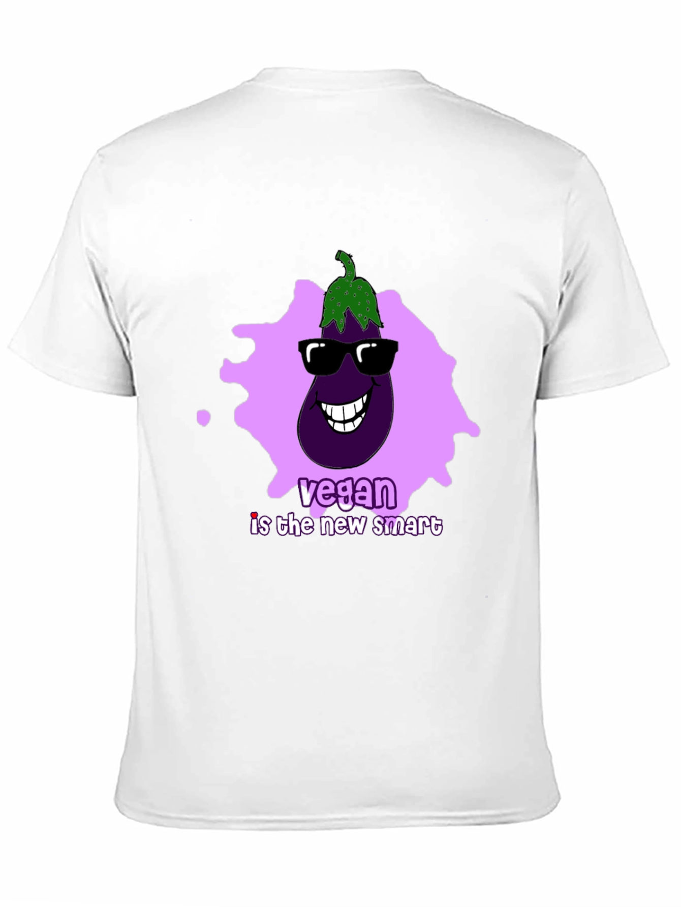 Vegan Smart Eggplant Tee