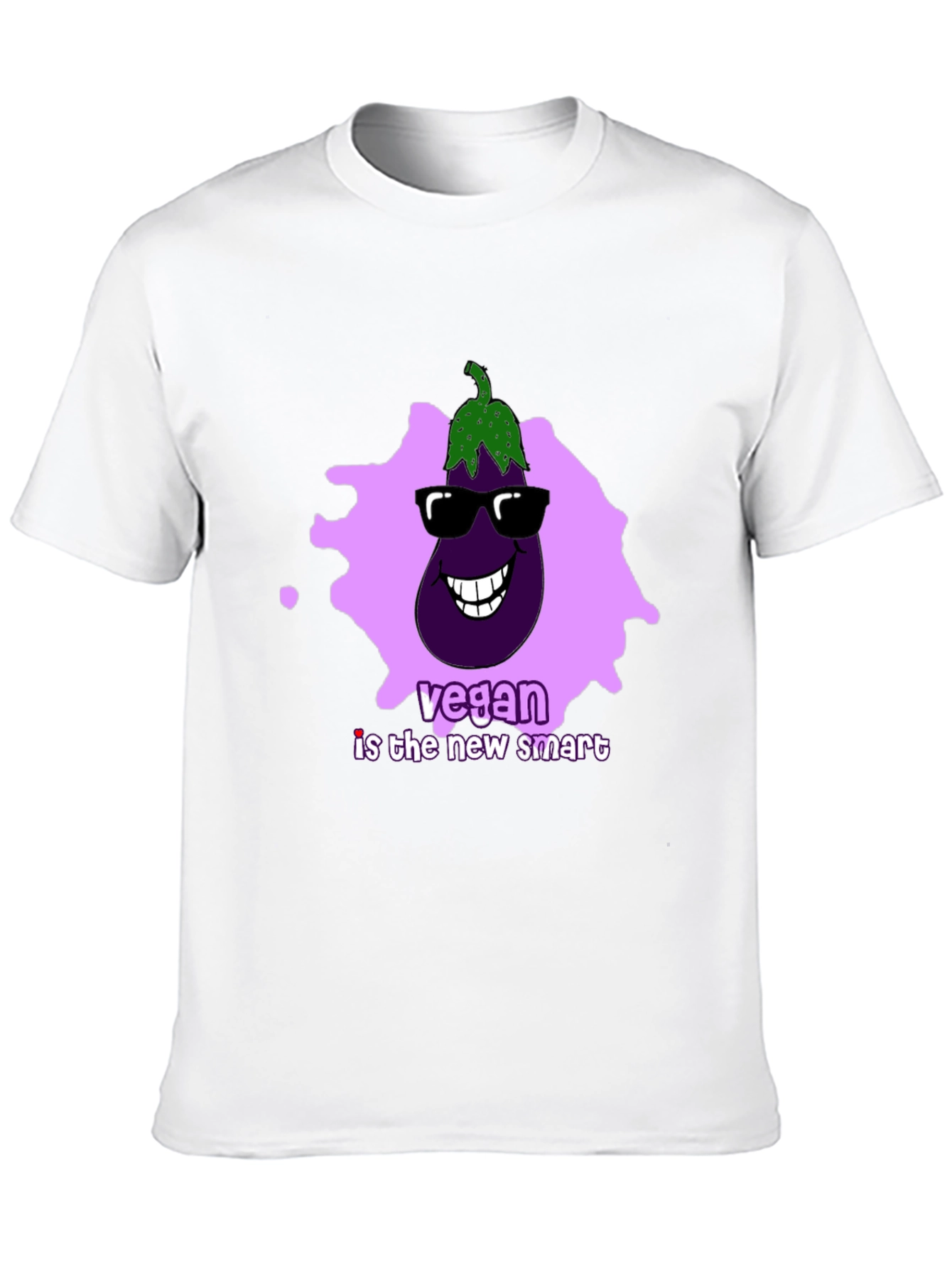 Vegan Smart Eggplant Tee