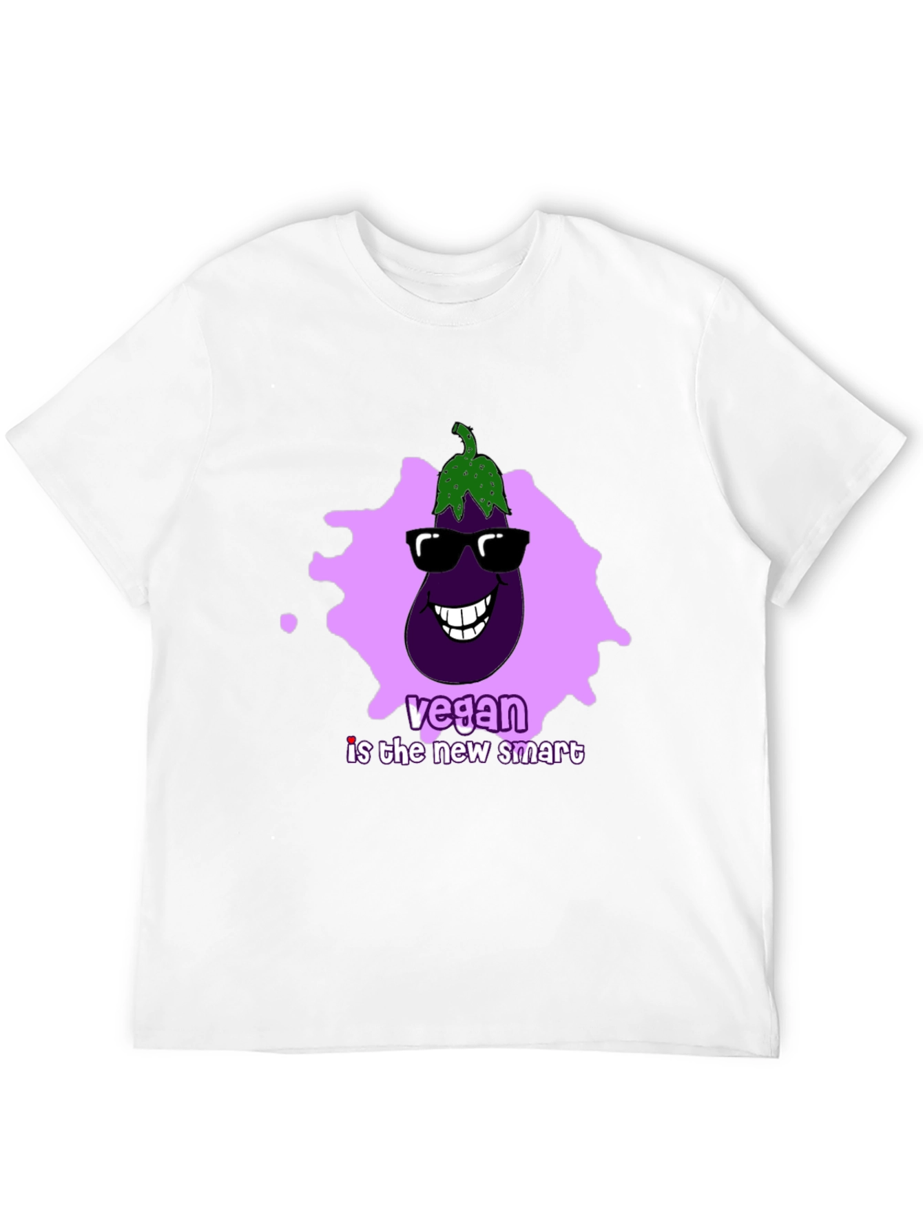 Vegan Smart Eggplant Tee