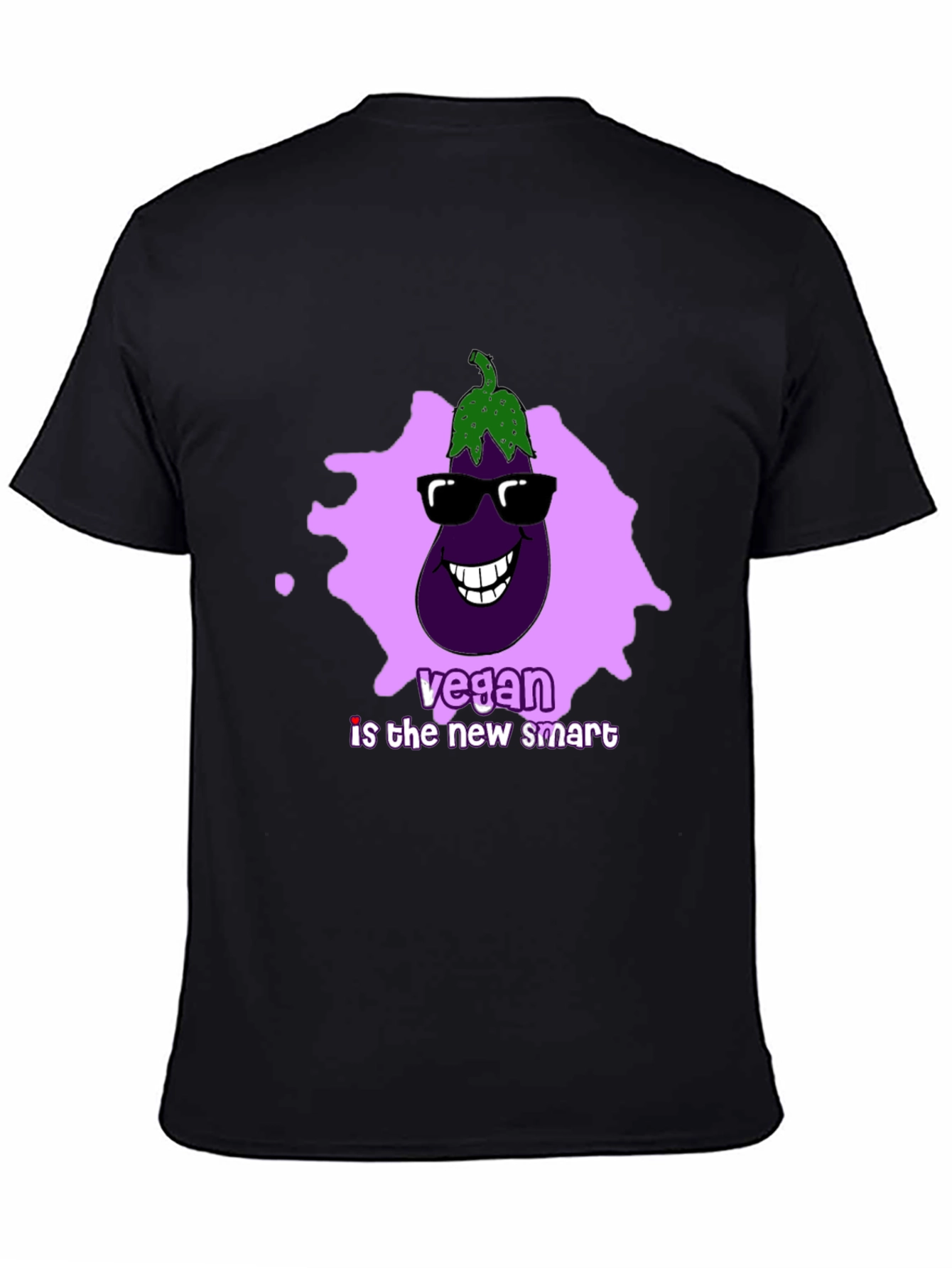 Vegan Smart Eggplant Tee