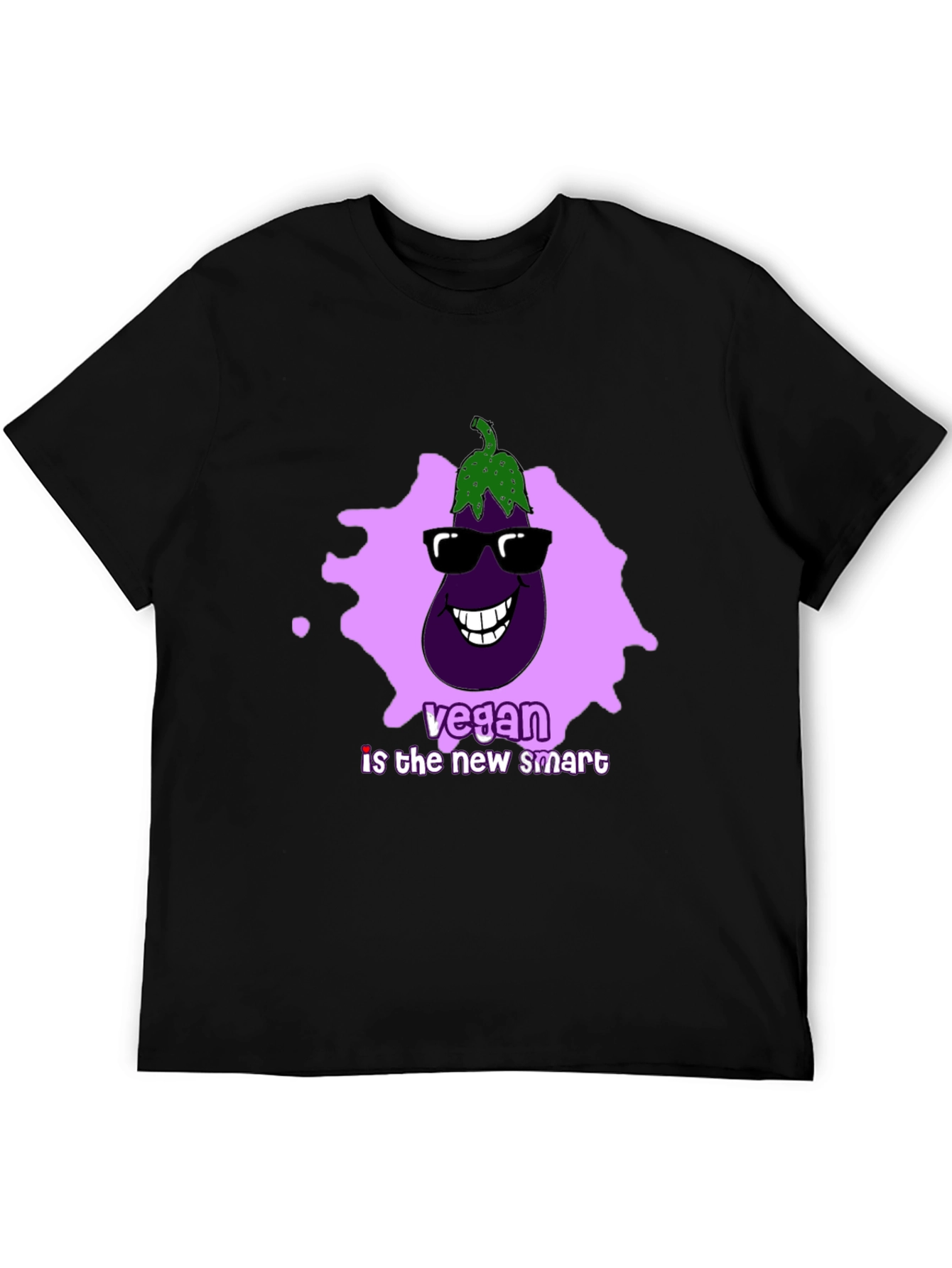 Vegan Smart Eggplant Tee