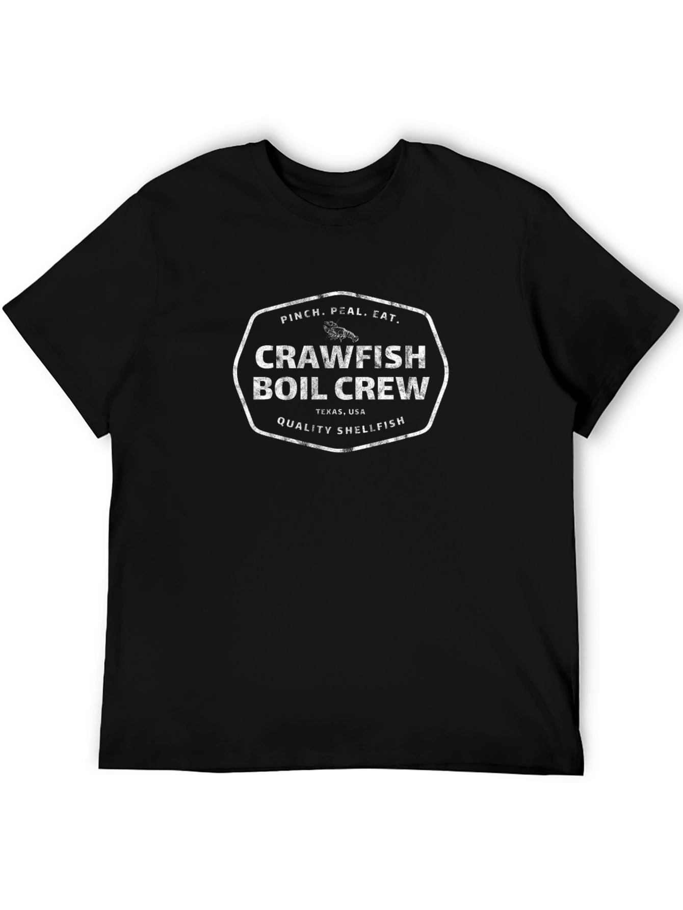 Crawfish Boil Crew Black Graphic Tee