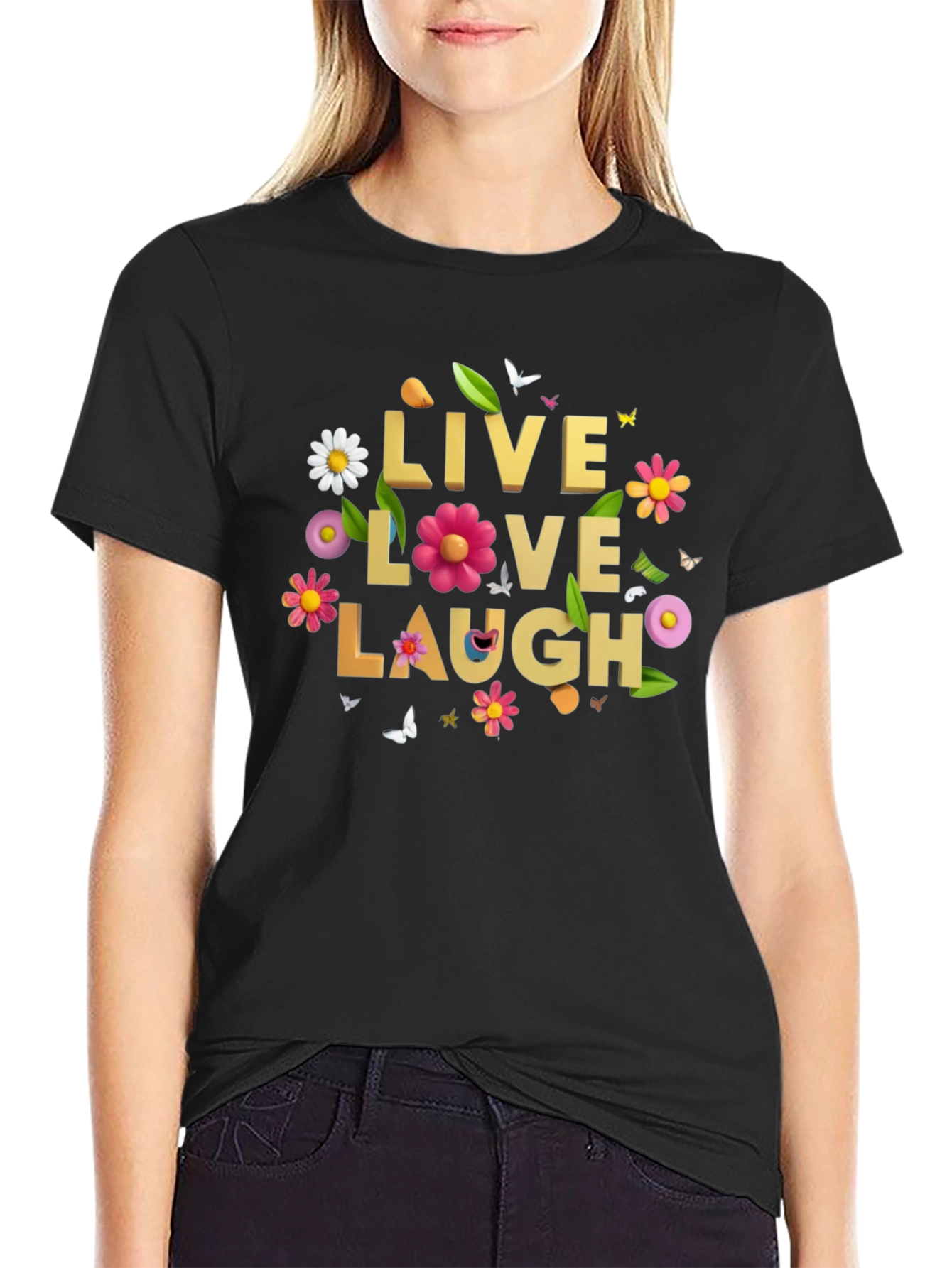 Live Love Laugh Graphic Tee