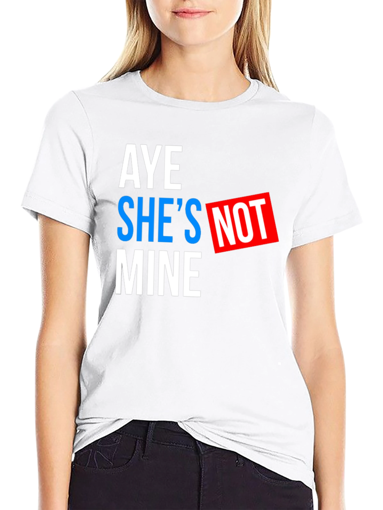 Aye Shes Not Mine Graphic Tee - Black