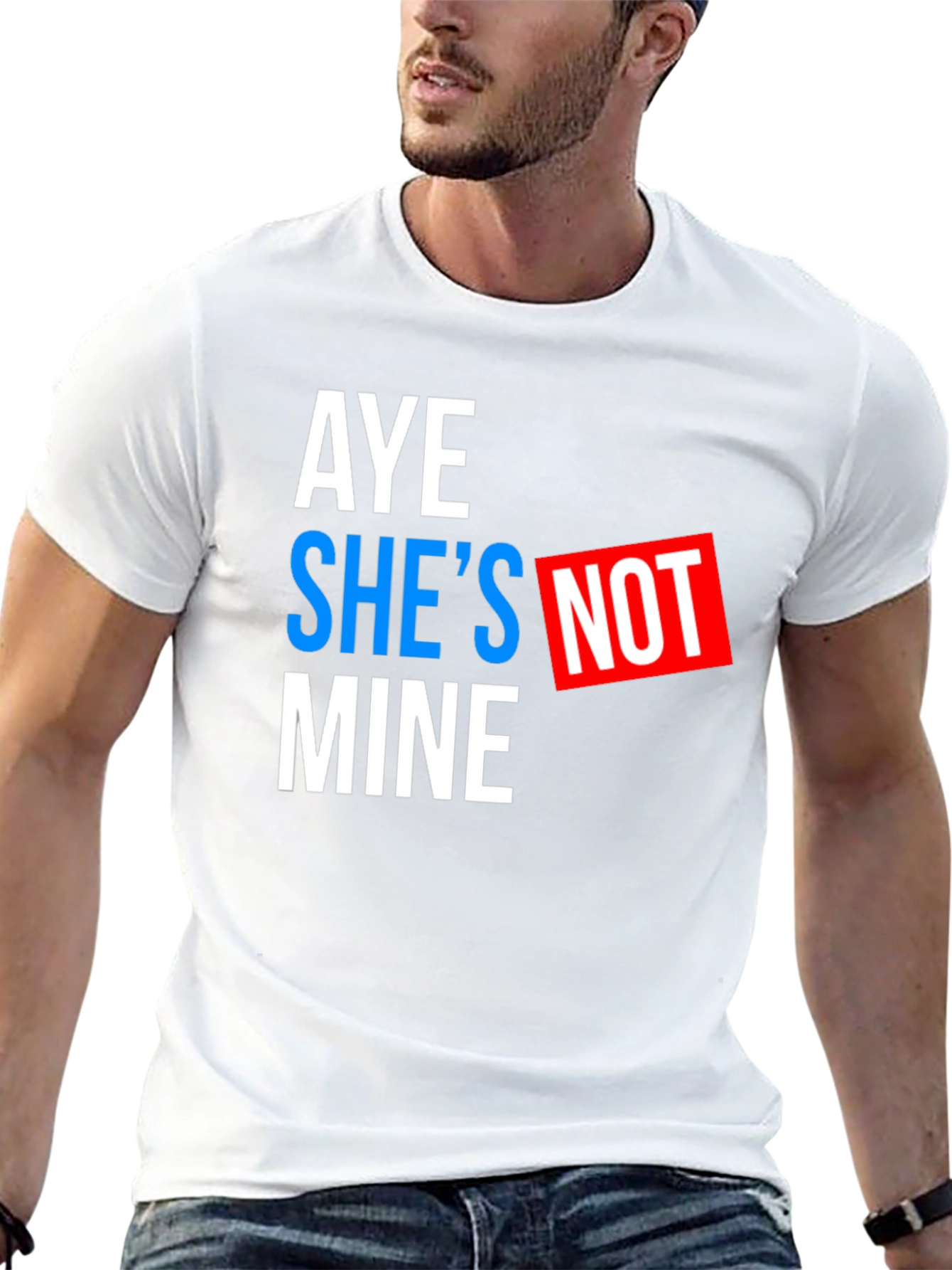 Aye Shes Not Mine Graphic Tee - Black
