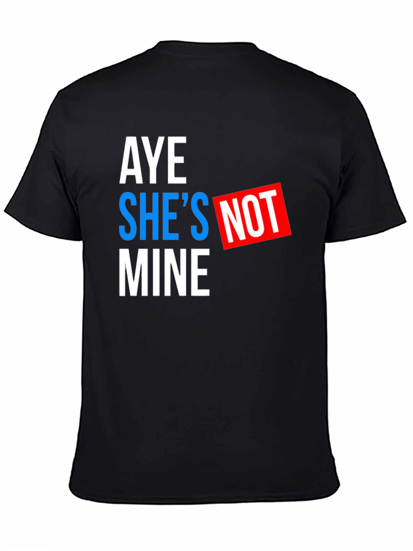 Aye Shes Not Mine Graphic Tee - Black