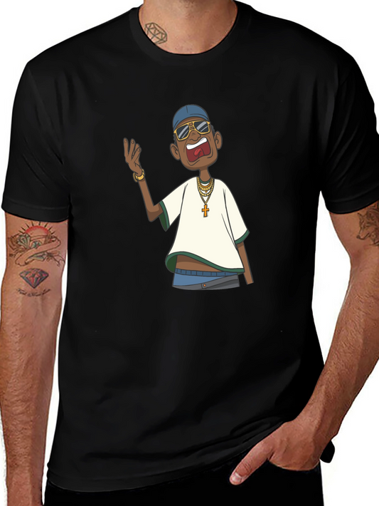 Cartoon Character Graphic T-Shirt