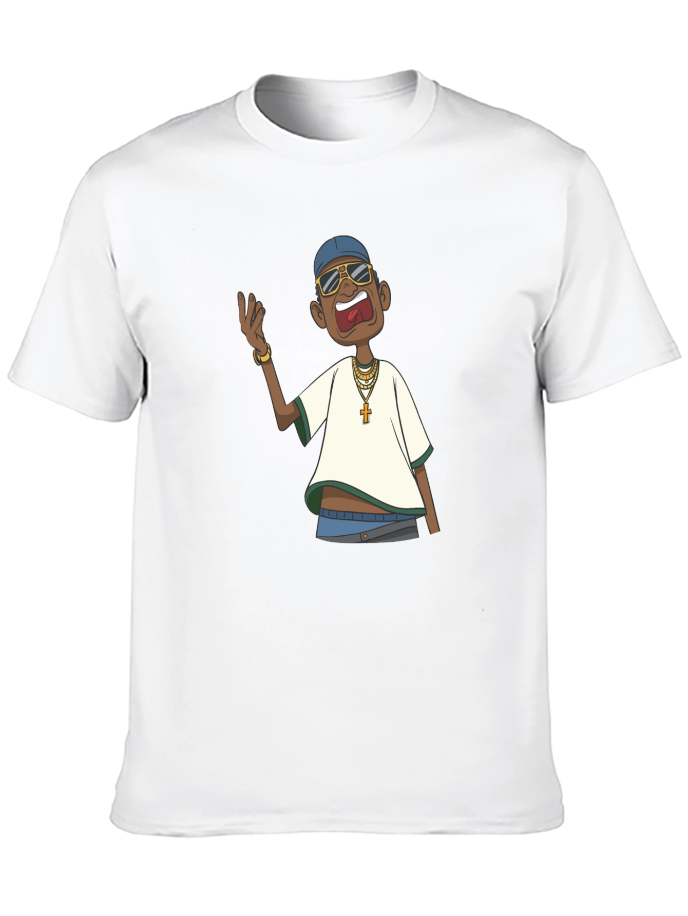 Cartoon Character Graphic T-Shirt