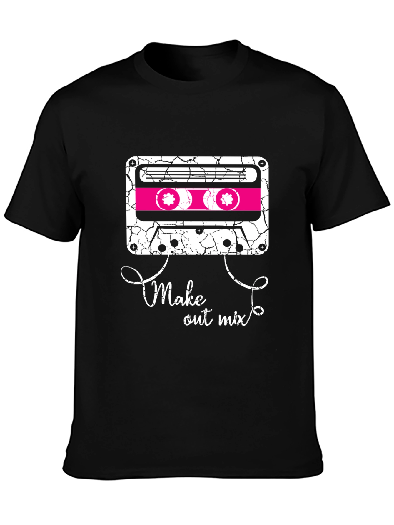 Retro Mixtape Graphic Tee - Make Out Mix