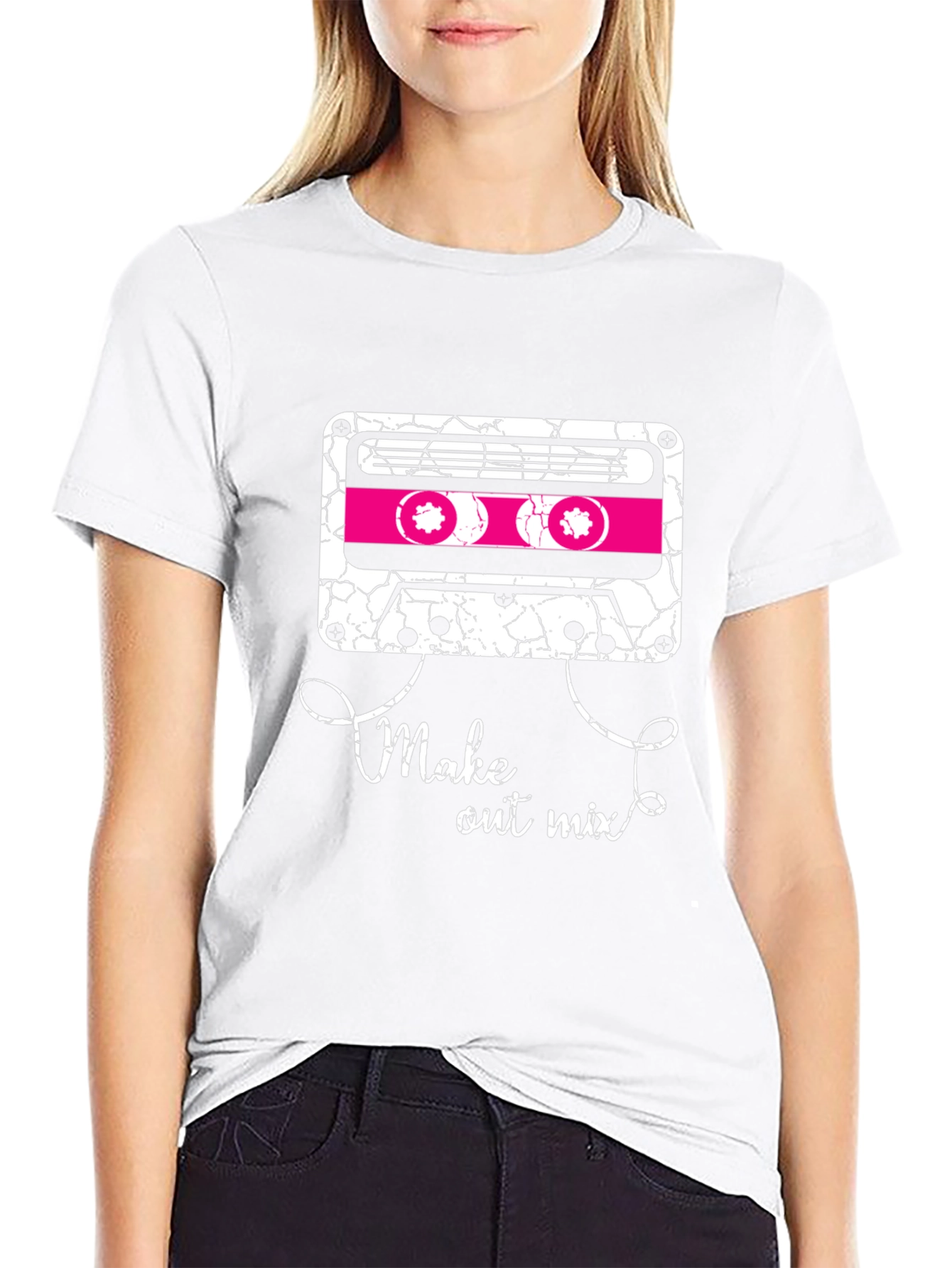 Retro Mixtape Graphic Tee - Make Out Mix