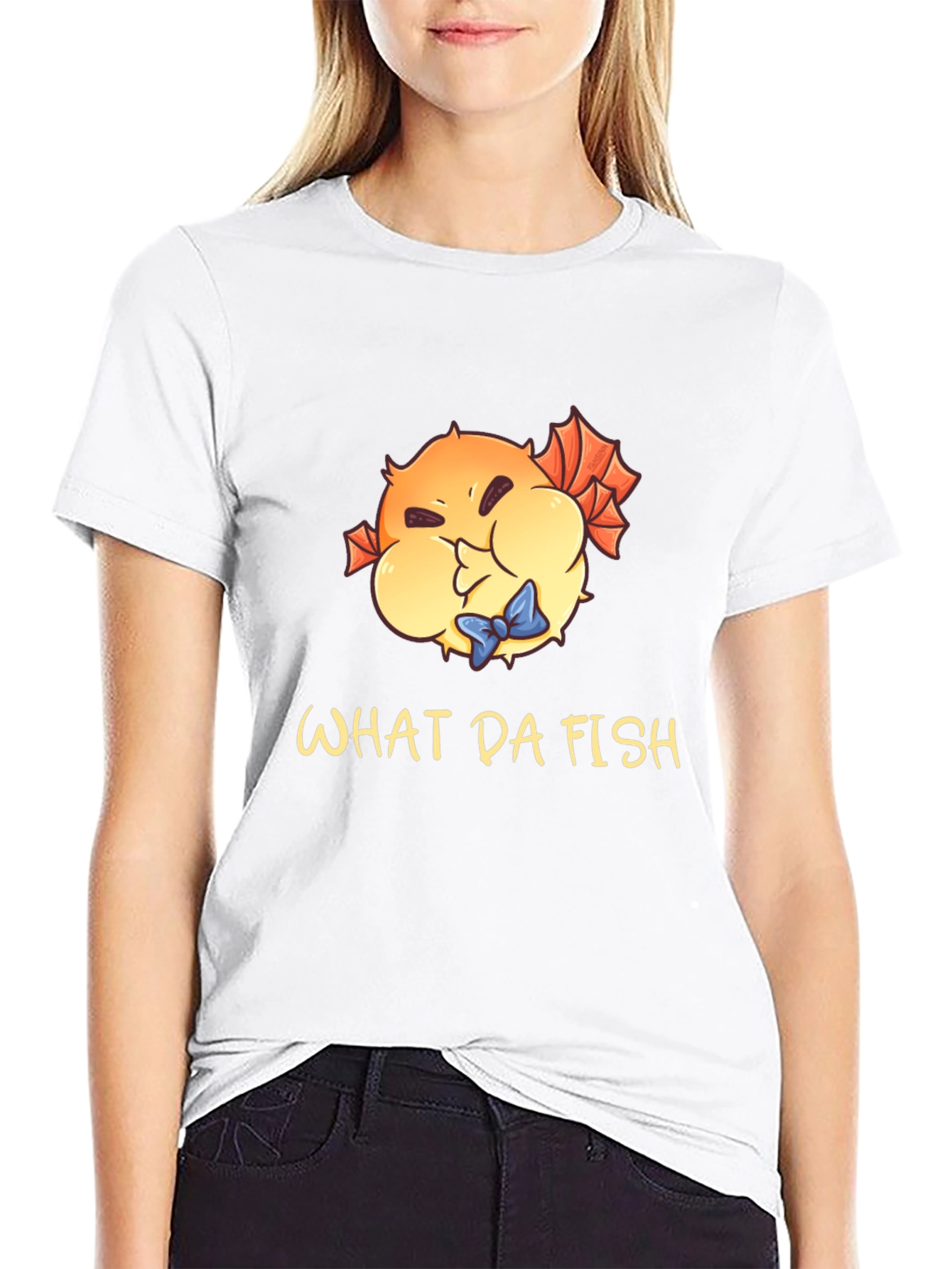 What Da Fish T-Shirt - Funny Pufferfish Tee