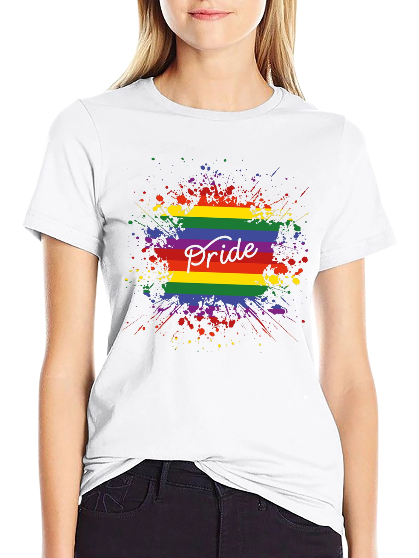 Pride Rainbow Splash T-Shirt
