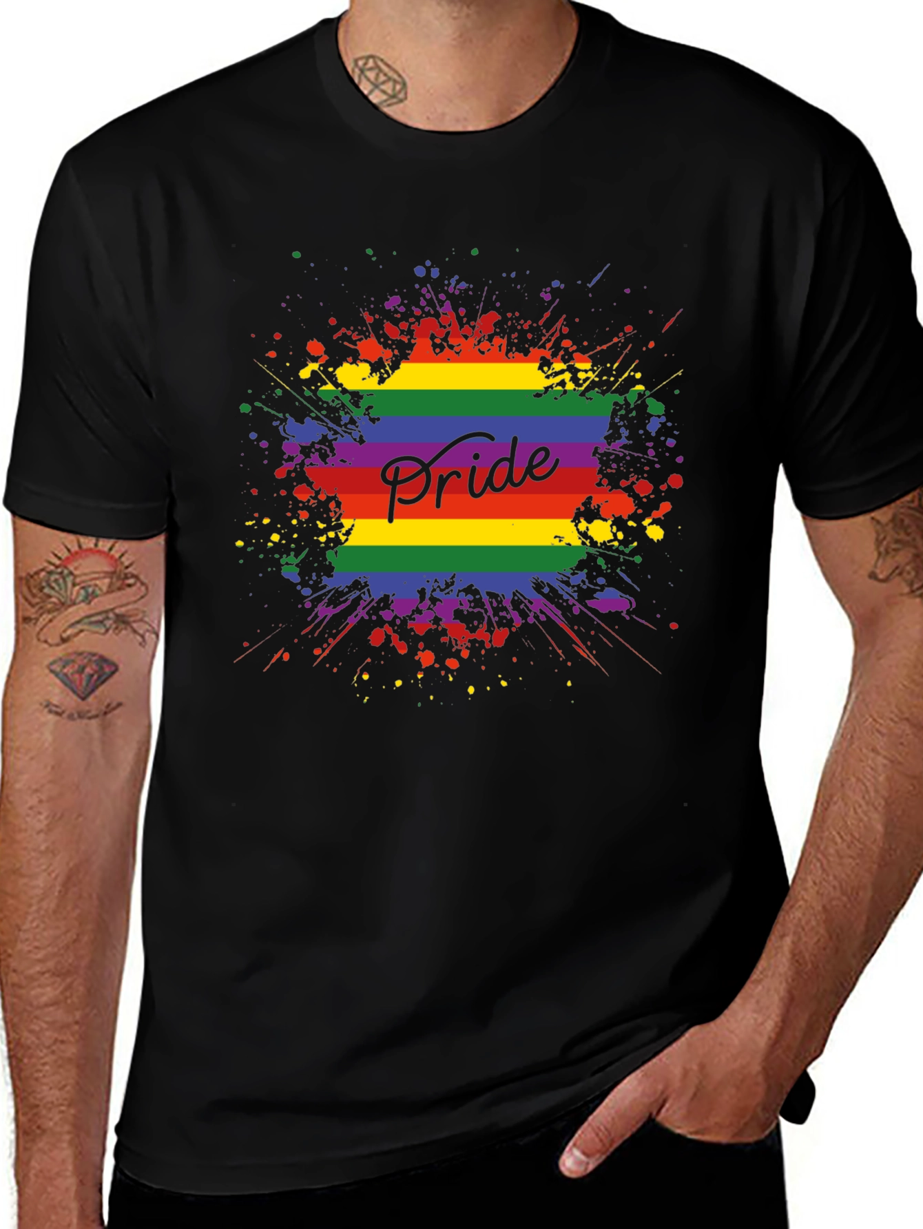 Pride Rainbow Splash T-Shirt