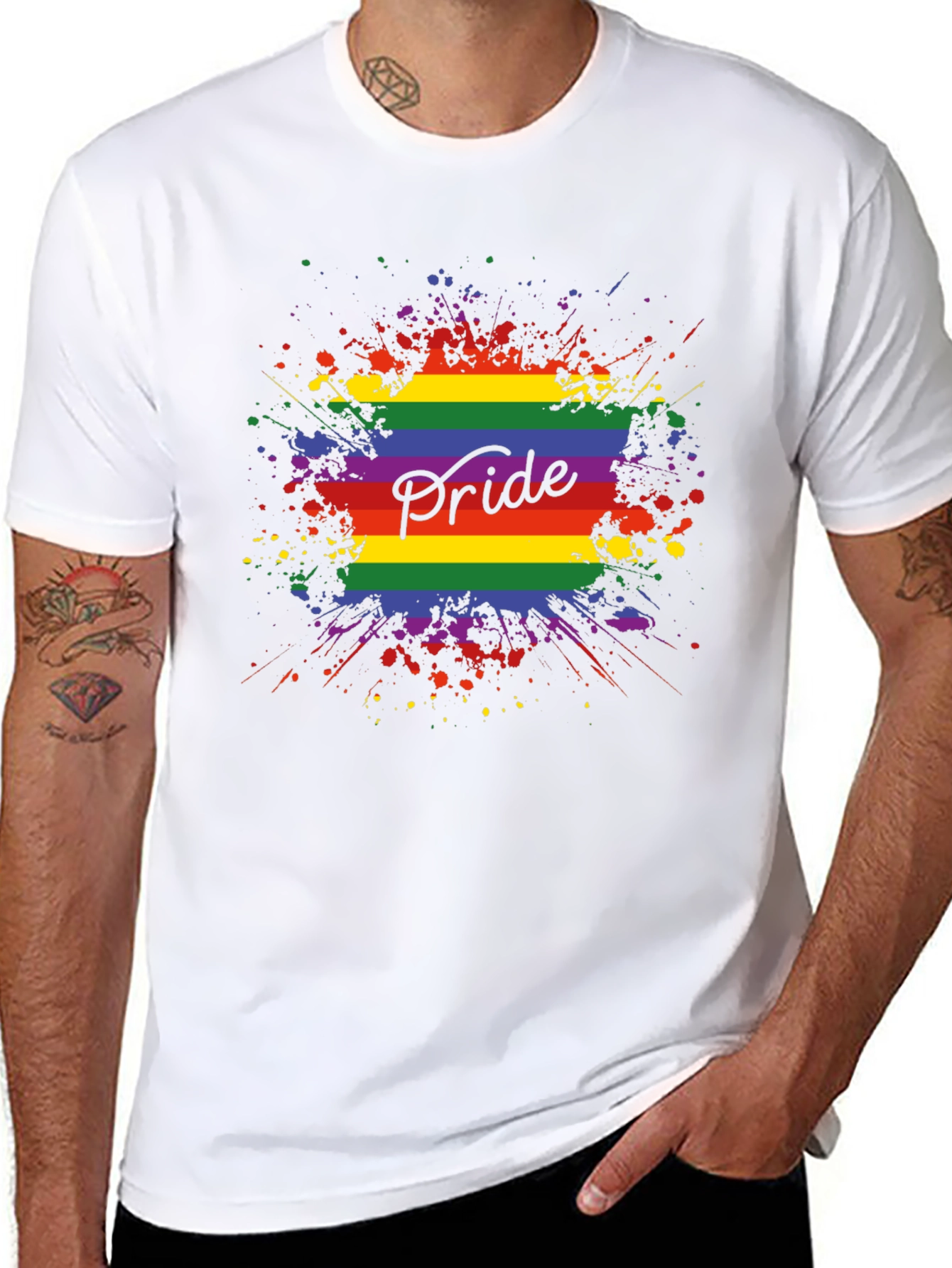 Pride Rainbow Splash T-Shirt