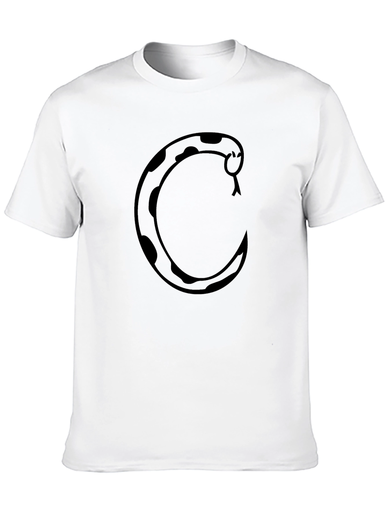Snake Graphic Tee - Cool Black T-Shirt