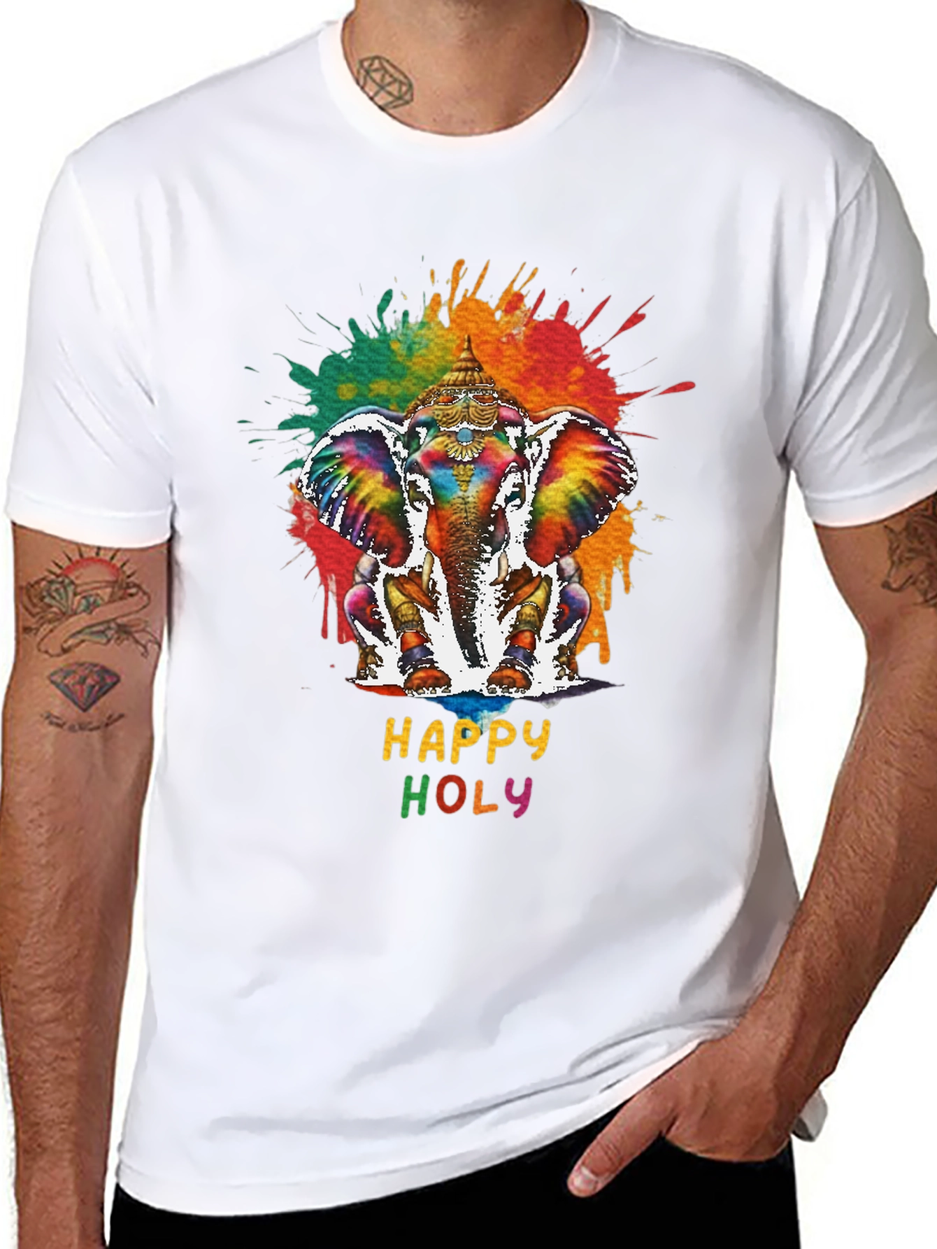 Happy Holy Elephant Graphic Tee