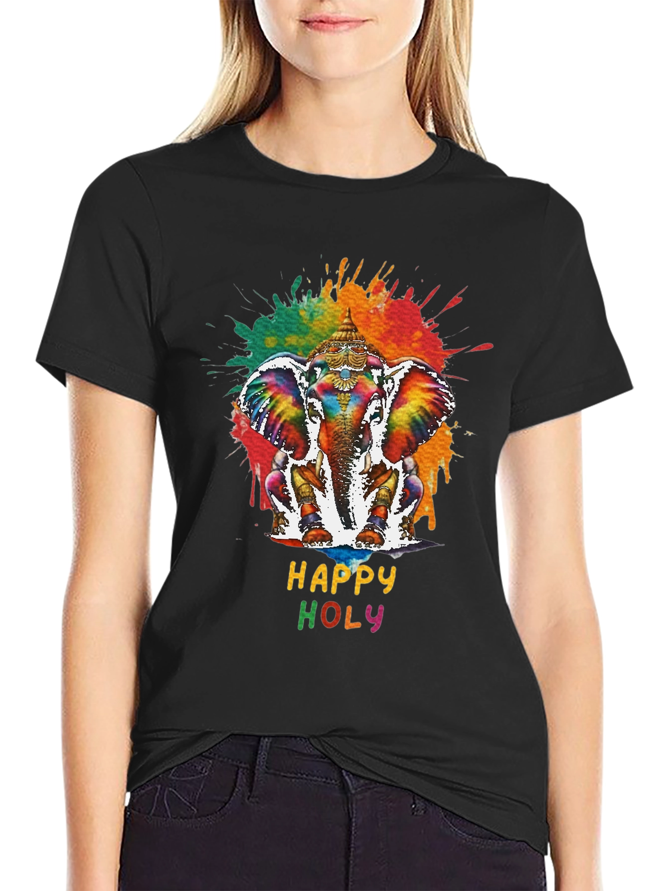 Happy Holy Elephant Graphic Tee