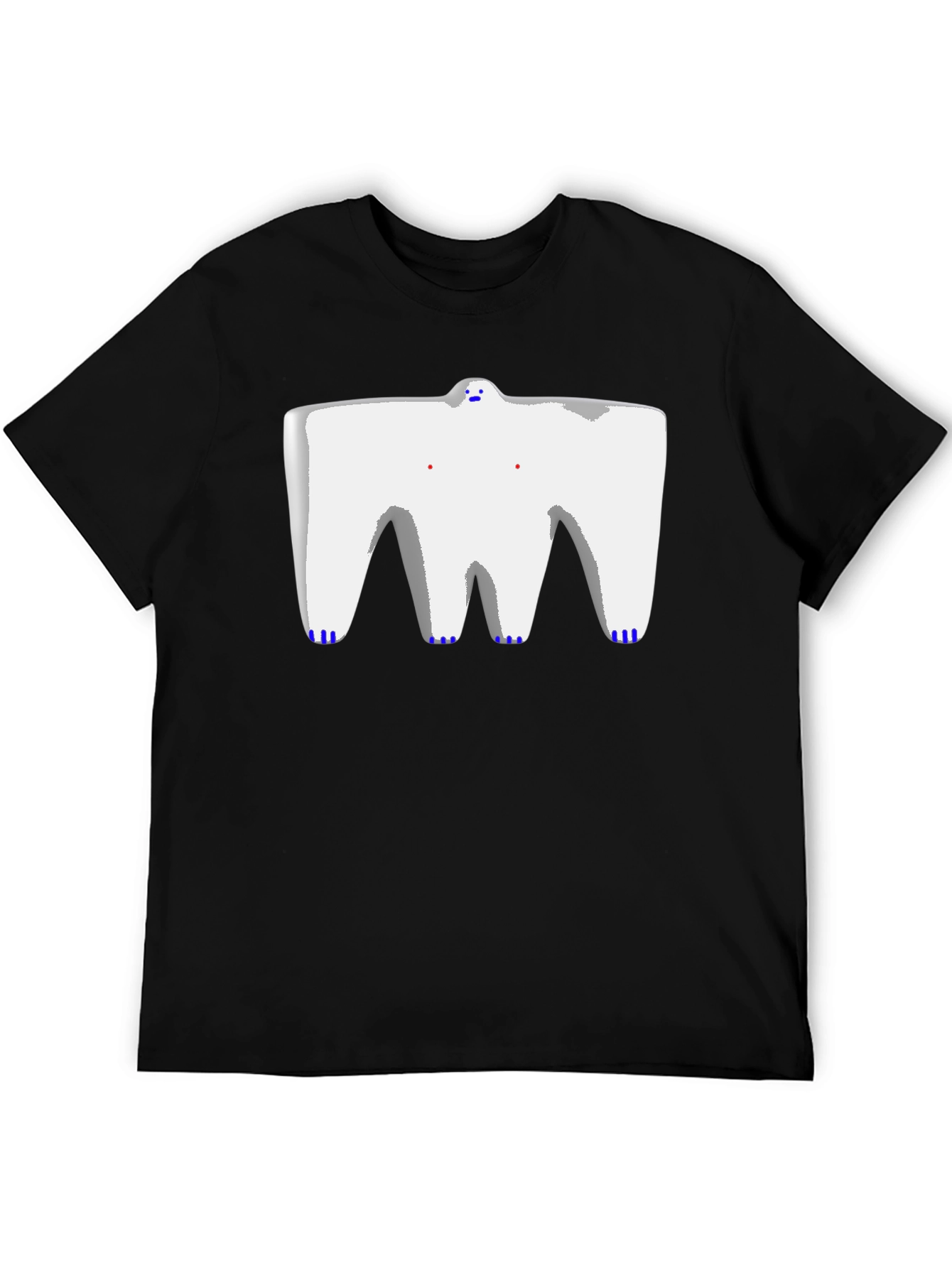 Abstract Figure Graphic T-Shirt