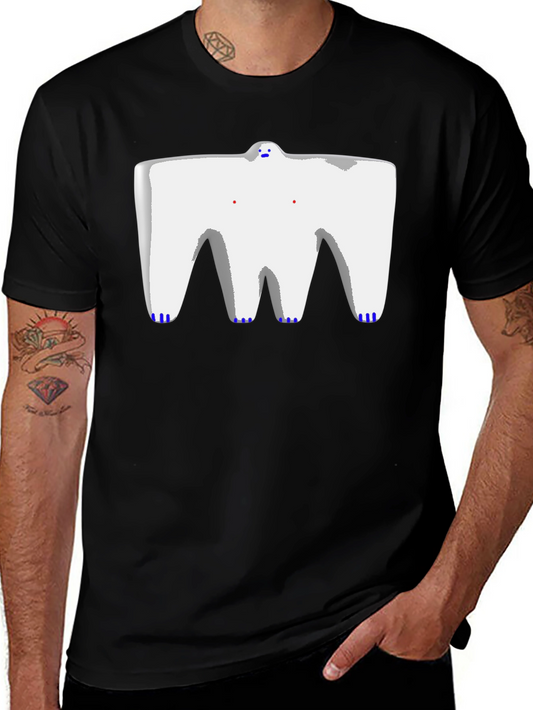 Abstract Figure Graphic T-Shirt