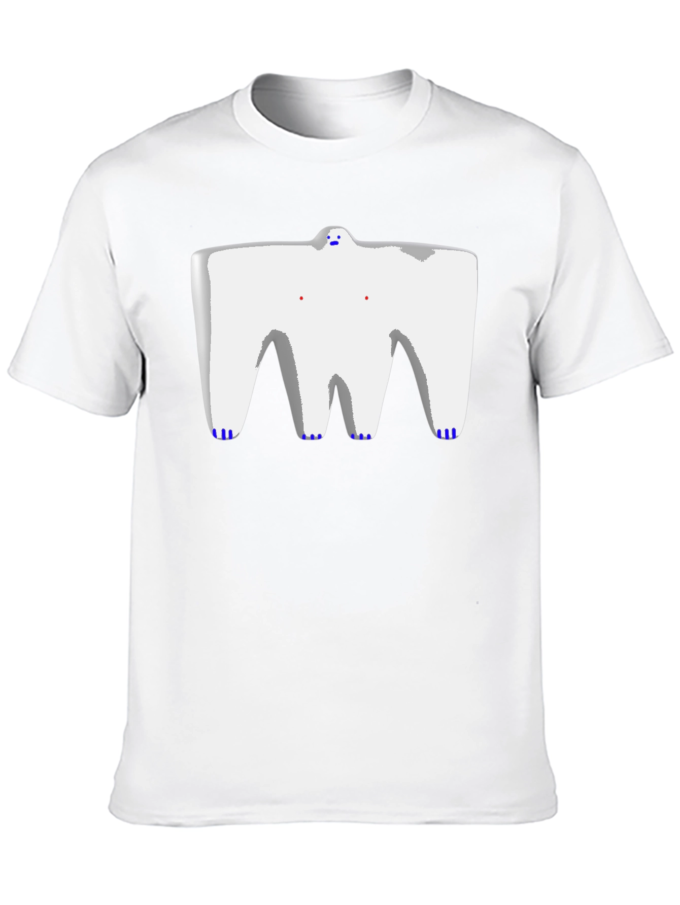 Abstract Figure Graphic T-Shirt