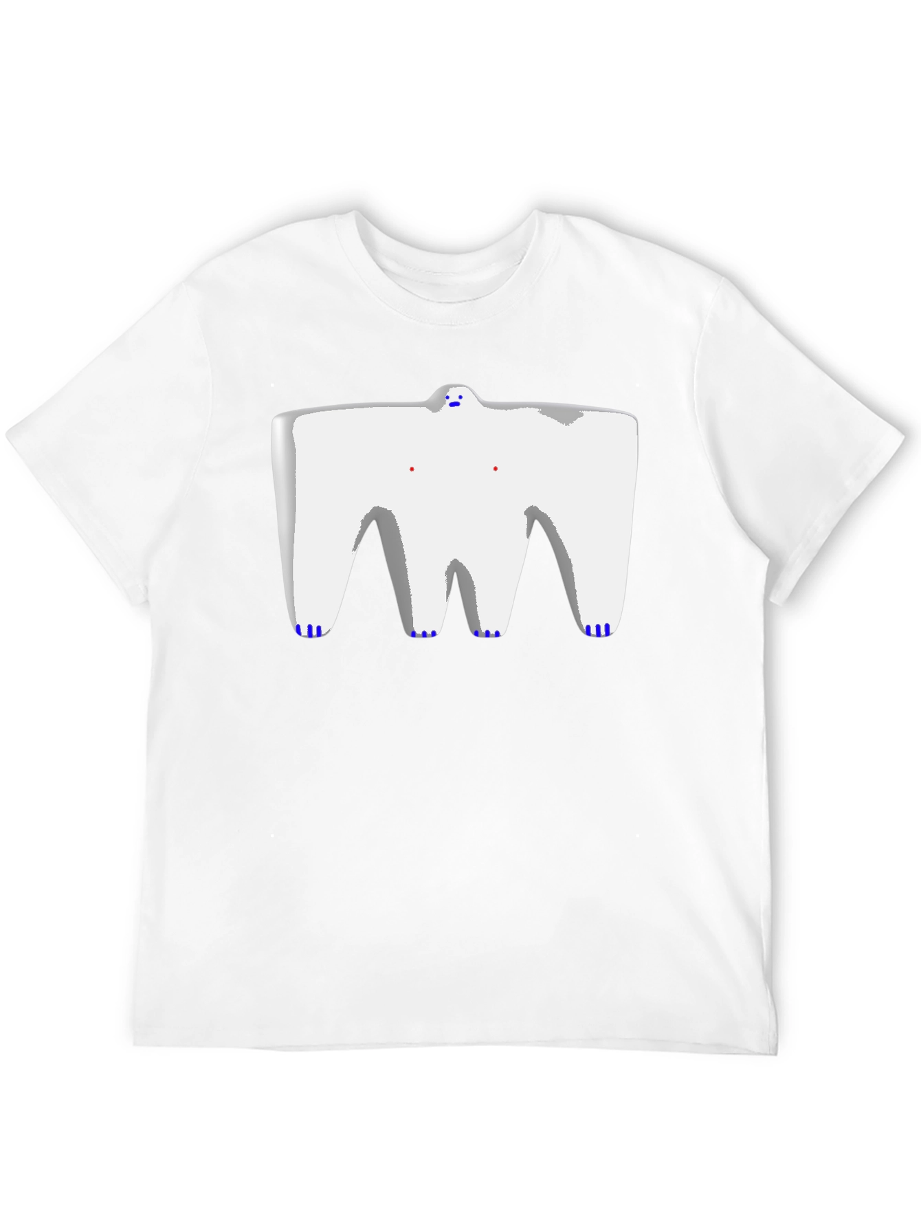 Abstract Figure Graphic T-Shirt