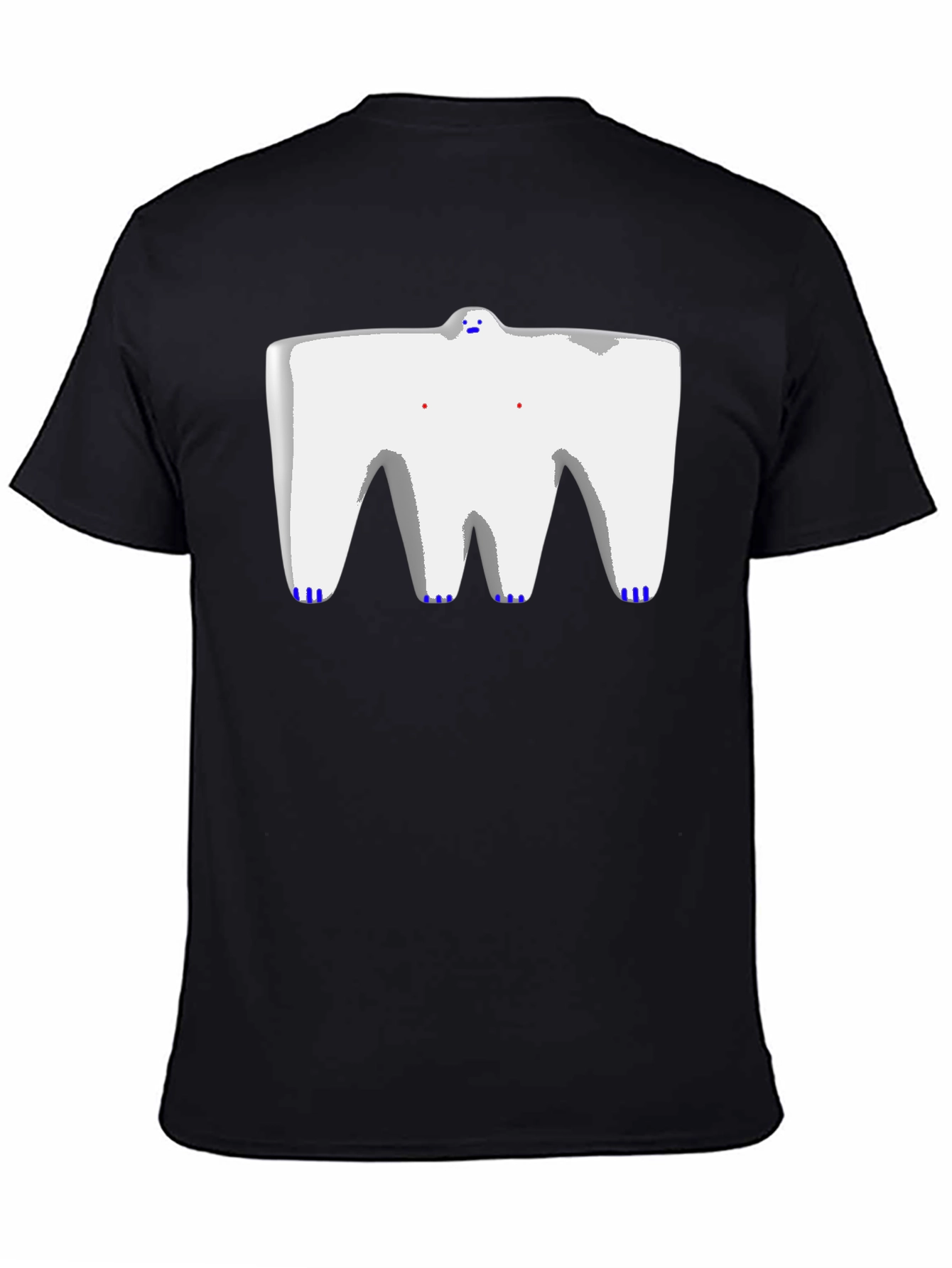 Abstract Figure Graphic T-Shirt