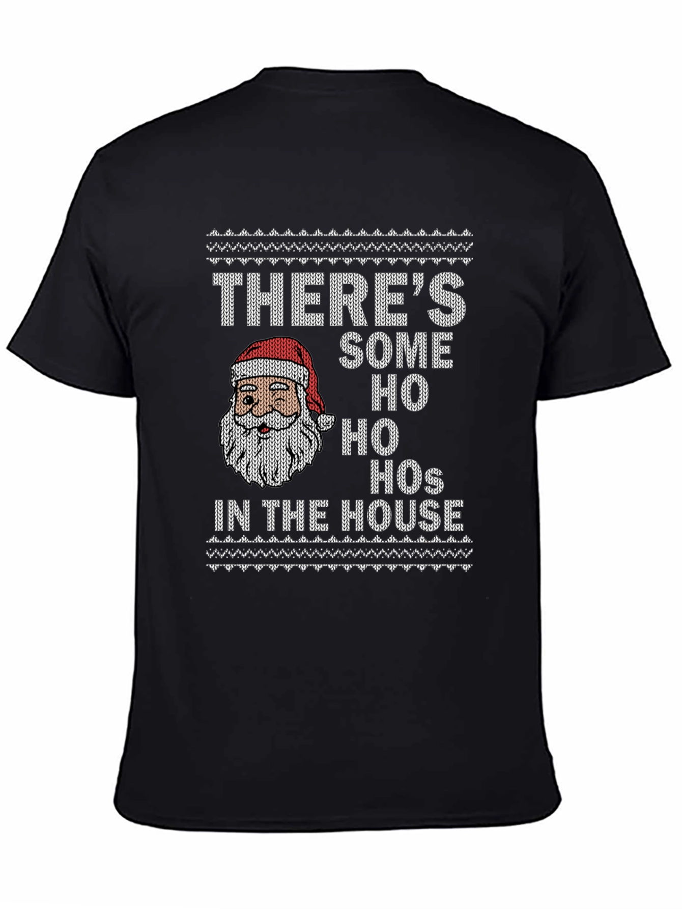 Funny Christmas Santa Ho Ho Hos T-Shirt