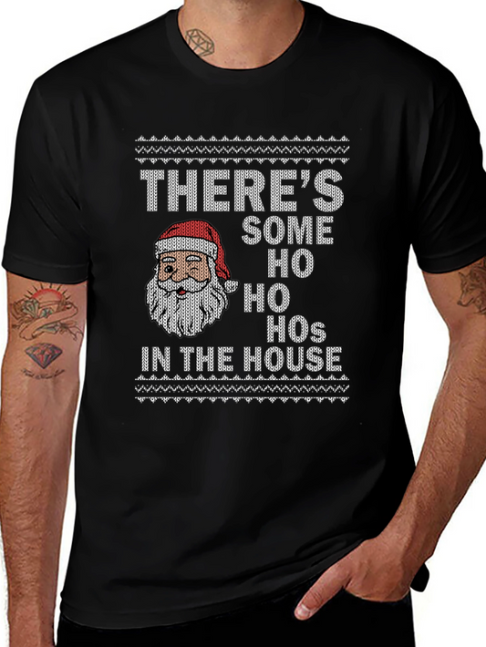 Funny Christmas Santa Ho Ho Hos T-Shirt