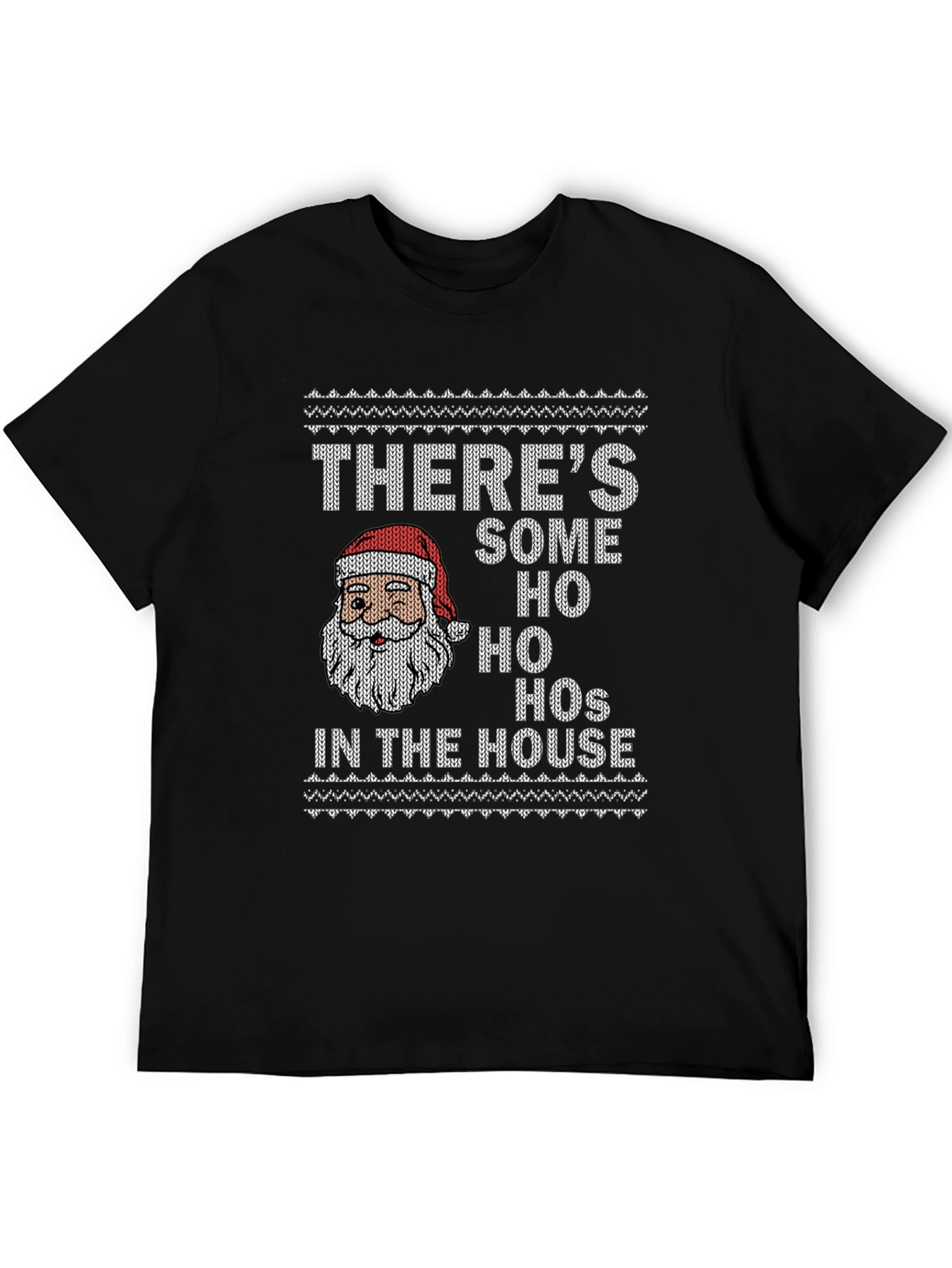 Funny Christmas Santa Ho Ho Hos T-Shirt