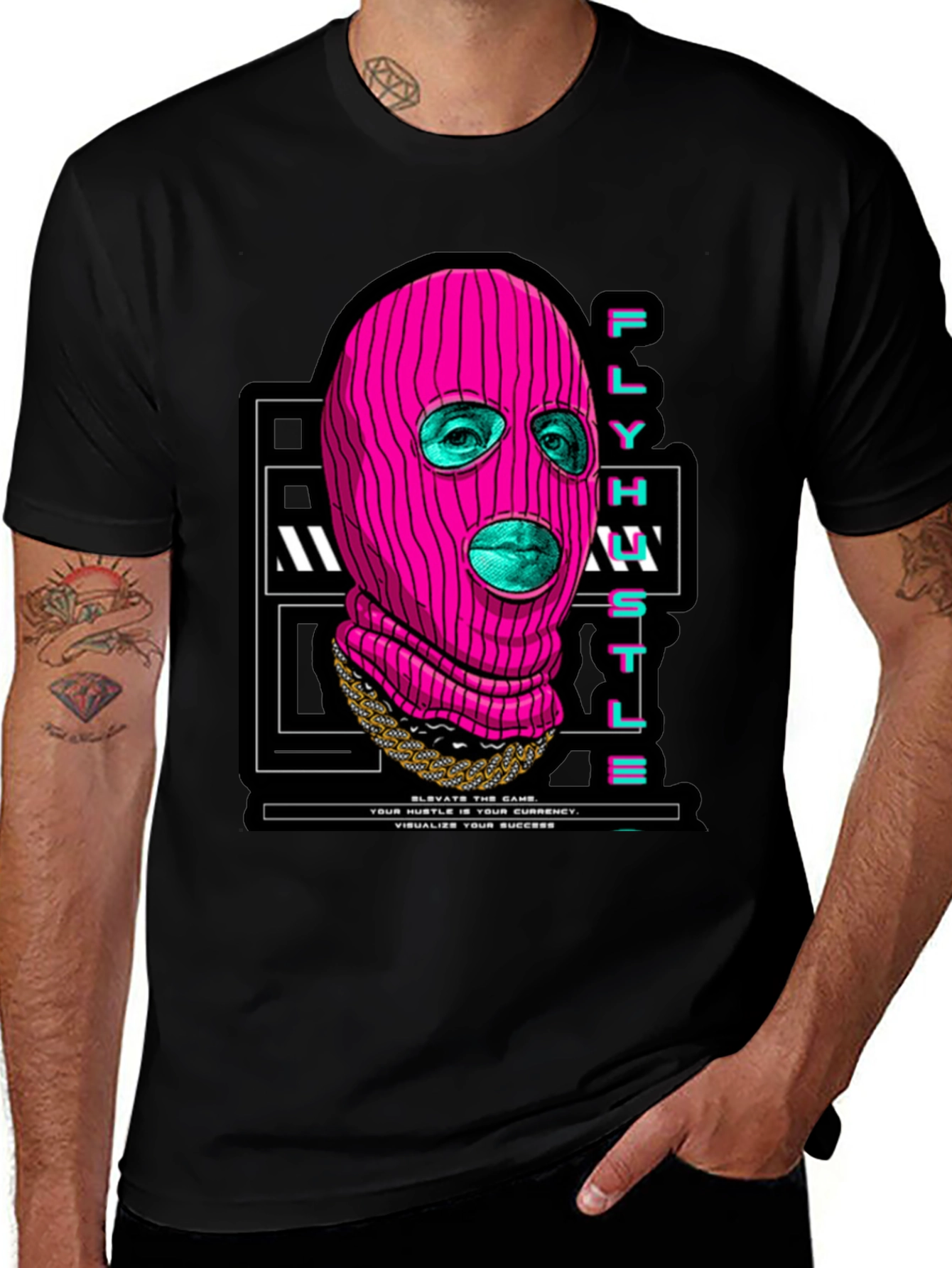 Fly Hustle Graphic T-Shirt