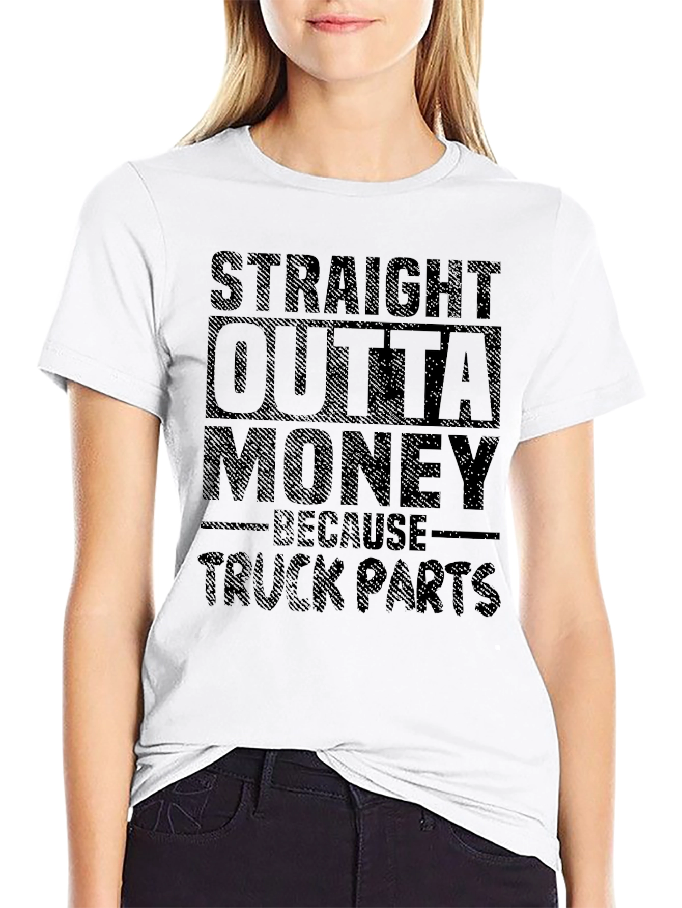 Straight Outta Money Truck Parts T-Shirt