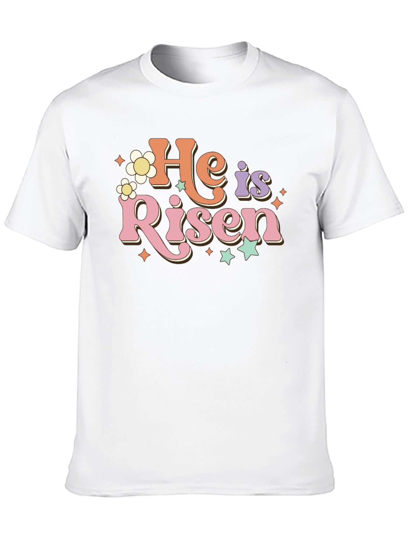 He is Risen Retro Graphic T-Shirt