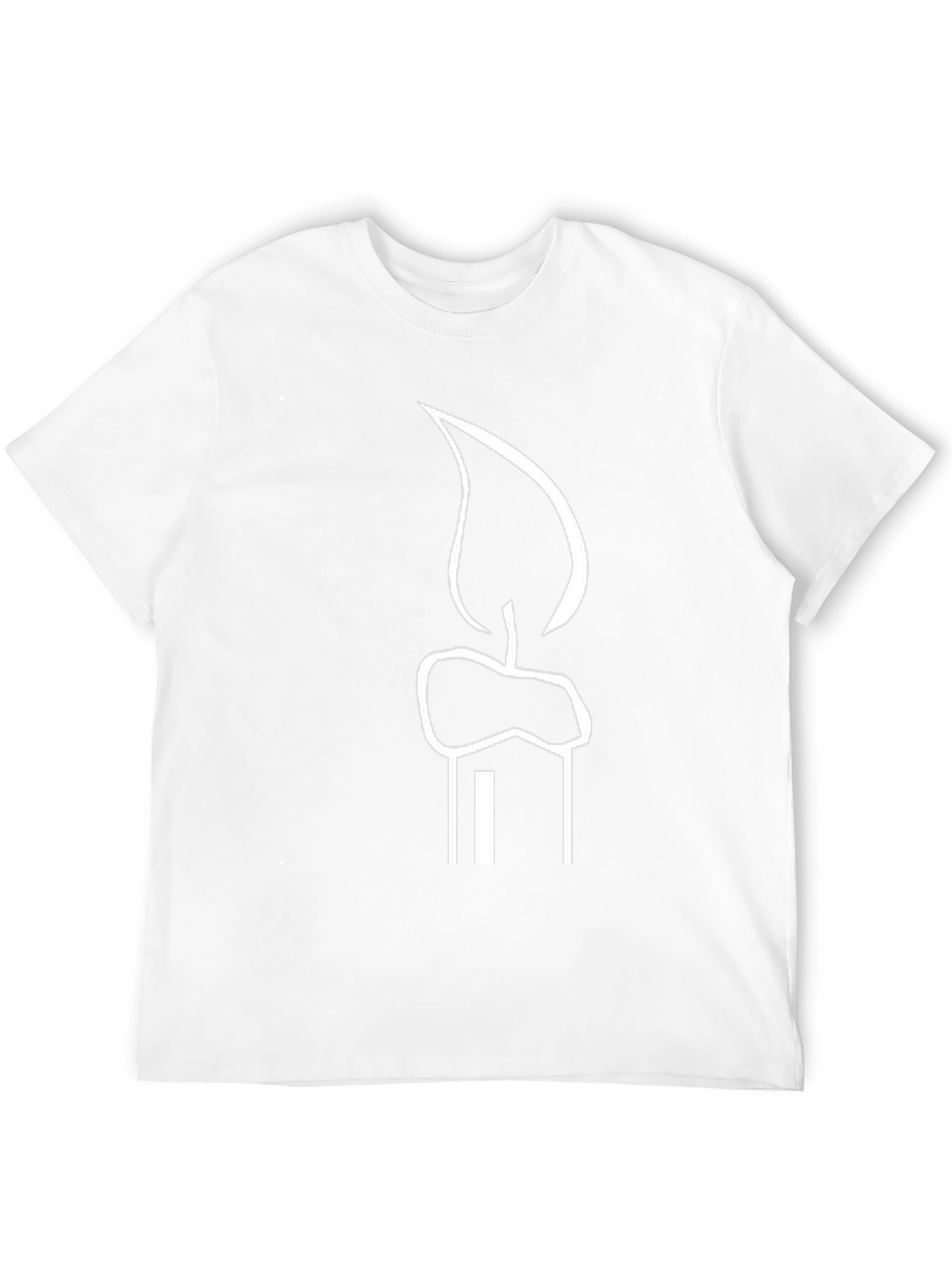 Candle Graphic Black T-Shirt
